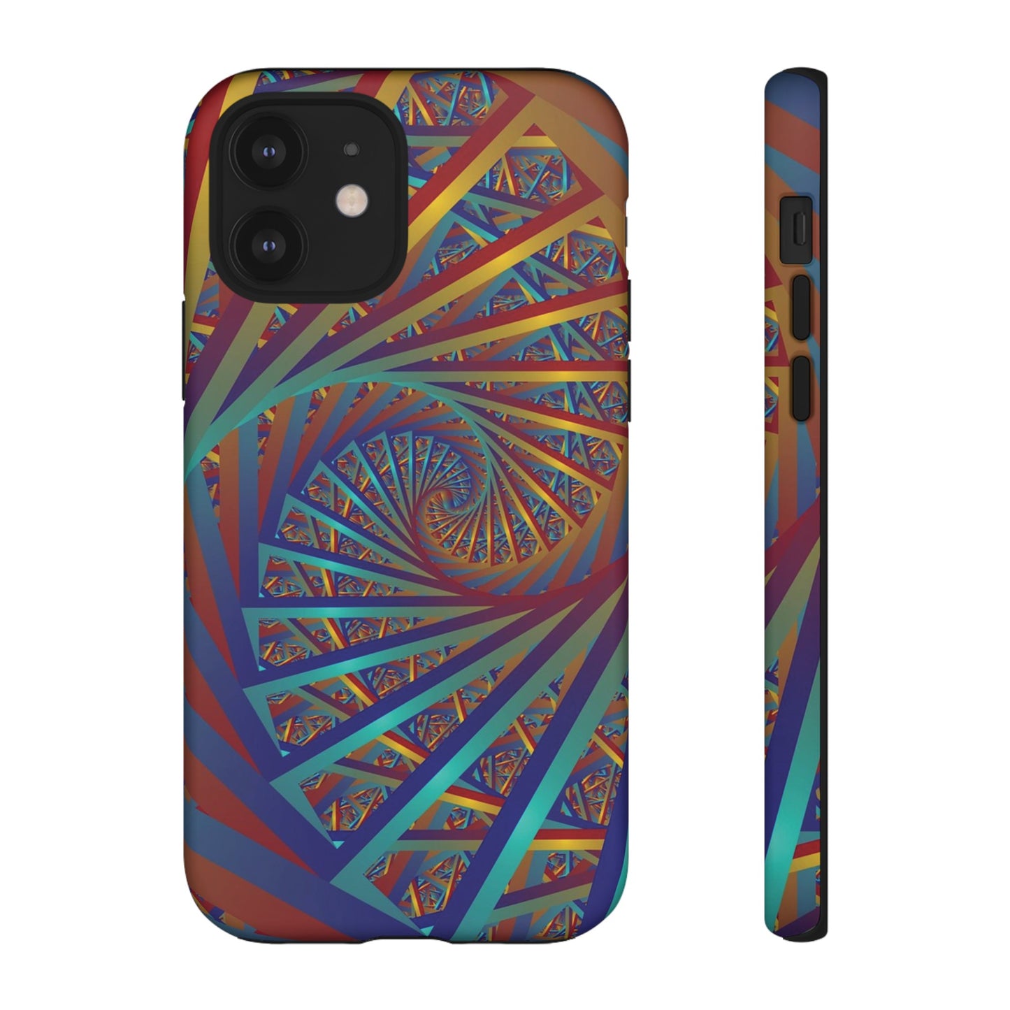 Colourful Spiral Wallpaper Phone Case | iPhone 15 Plus/ Pro, 14, 13, 12| Google Pixel 7, Pro, 5| Samsung Galaxy S23 All Major Phone Models