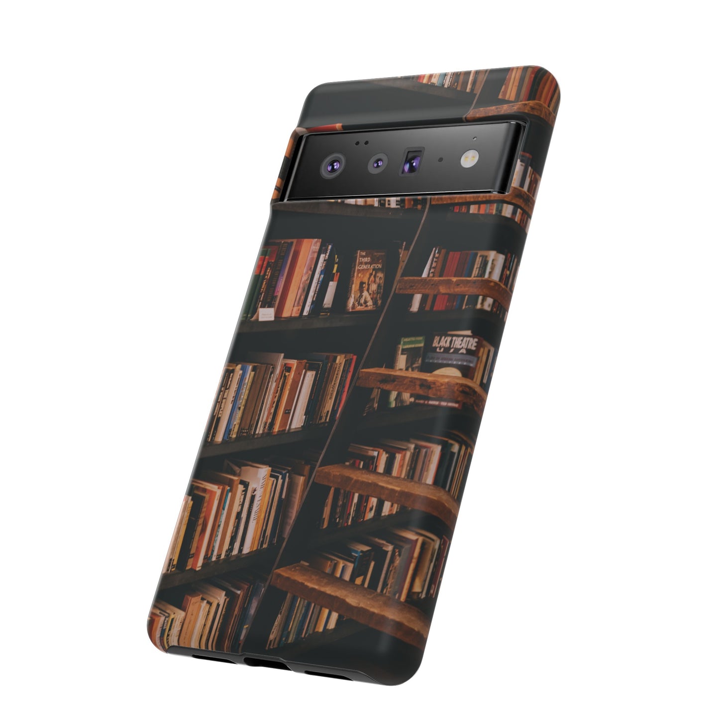 Bookcase Wallpaper Phone Case | iPhone 15 Plus/ Pro, 14, 13, 12| Google Pixel 7, Pro, 5| Samsung Galaxy S23 All Major Phone Models