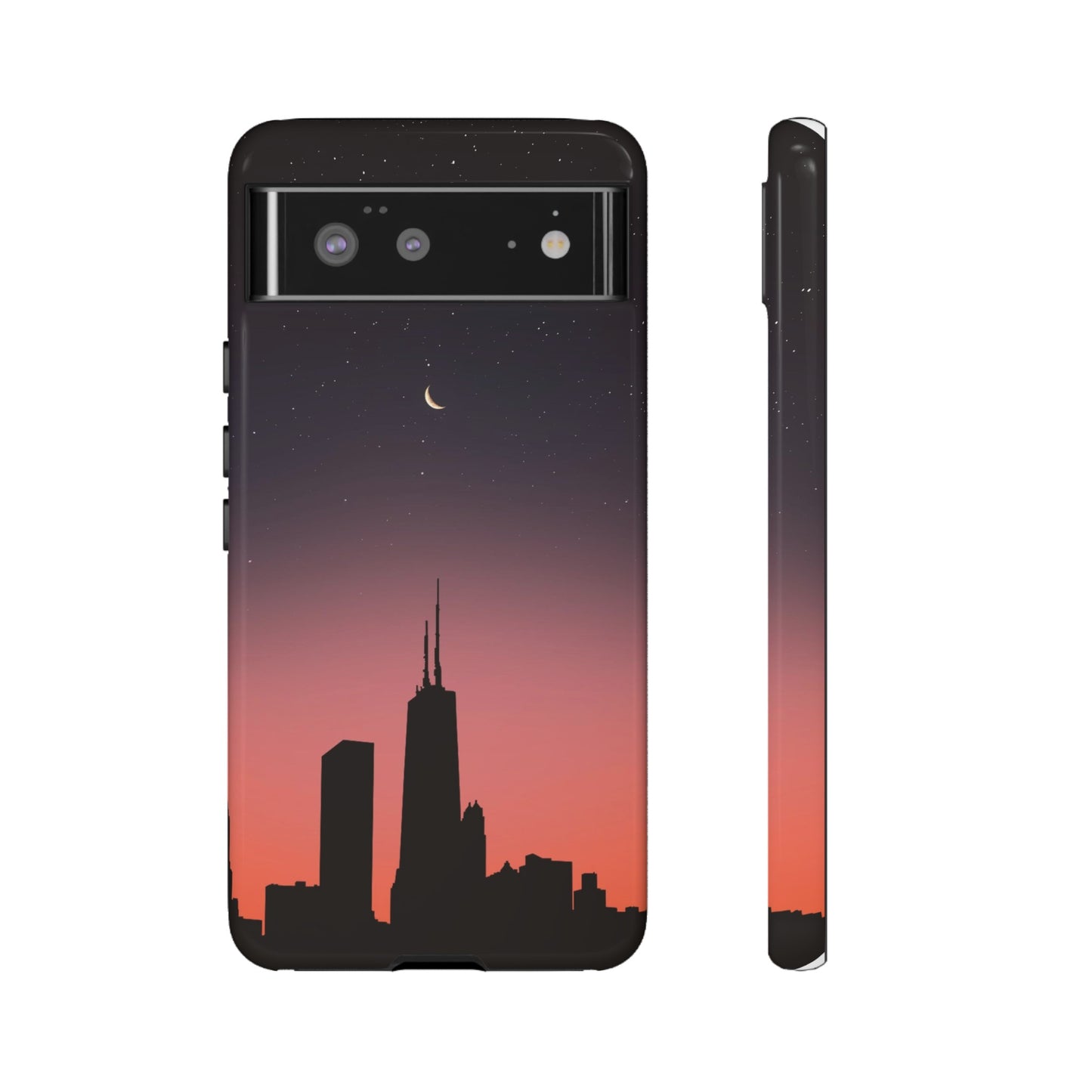 Chicago Skyline Wallpaper Phone Case | iPhone 15 Plus/ Pro, 14, 13, 12| Google Pixel 7, Pro, 5| Samsung Galaxy S23 All Major Phone Models