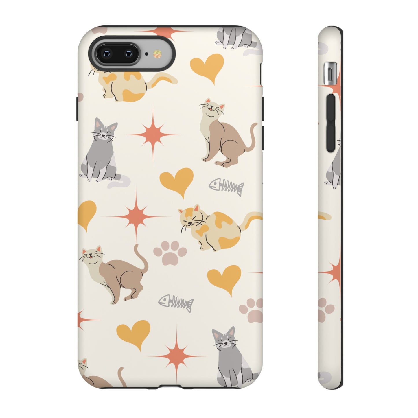 Cute Cat Wallpaper Phone Case | iPhone 15 Plus/ Pro, 14, 13, 12| Google Pixel 7, Pro, 5| Samsung Galaxy S23 All Major Phone Models