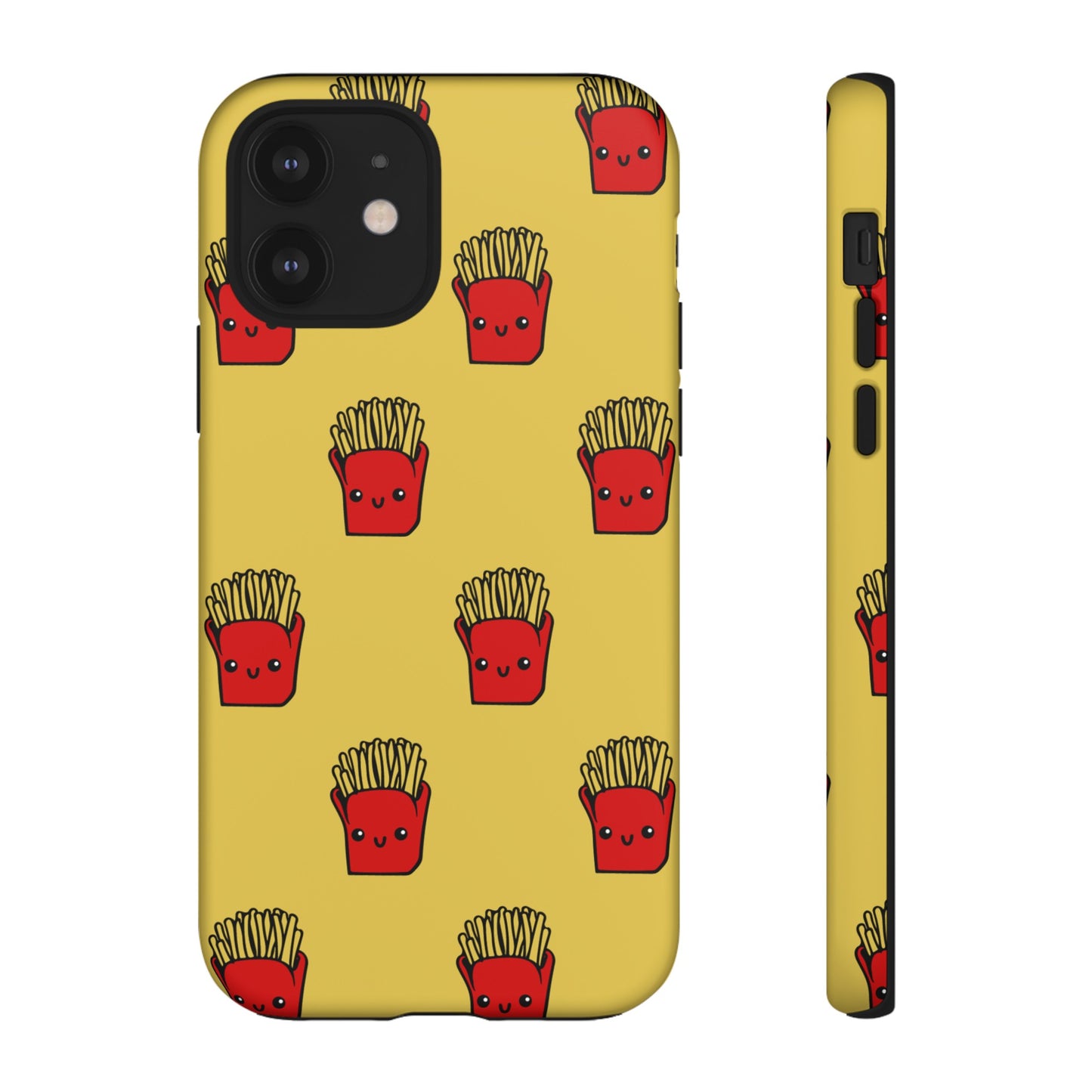 Smiling Fries Wallpaper Phone Case | iPhone 15 Plus/ Pro, 14, 13, 12| Google Pixel 7, Pro, 5| Samsung Galaxy S23 All Major Phone Models