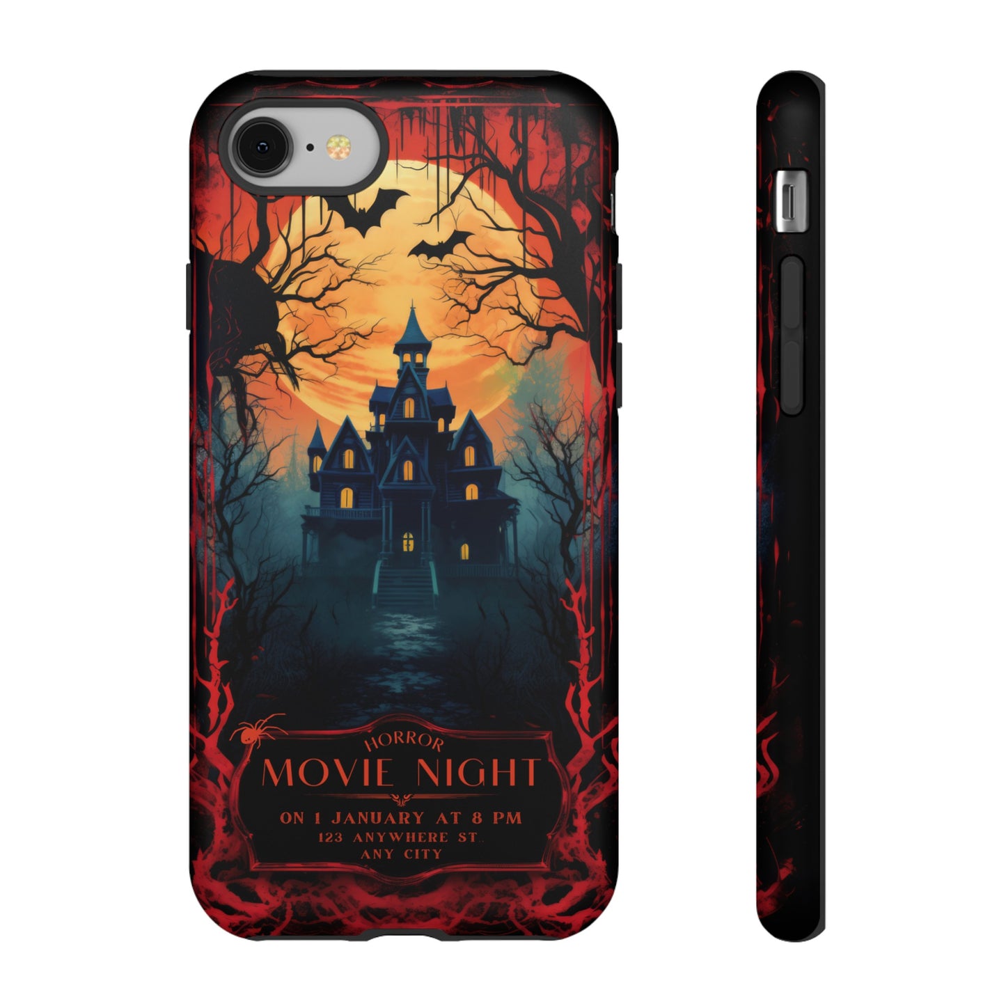 Horror Movie Night Phone Case | iPhone 15 Plus/ Pro, 14, 13, 12| Google Pixel 7, Pro, 5| Samsung Galaxy S23 All Major Phone Models