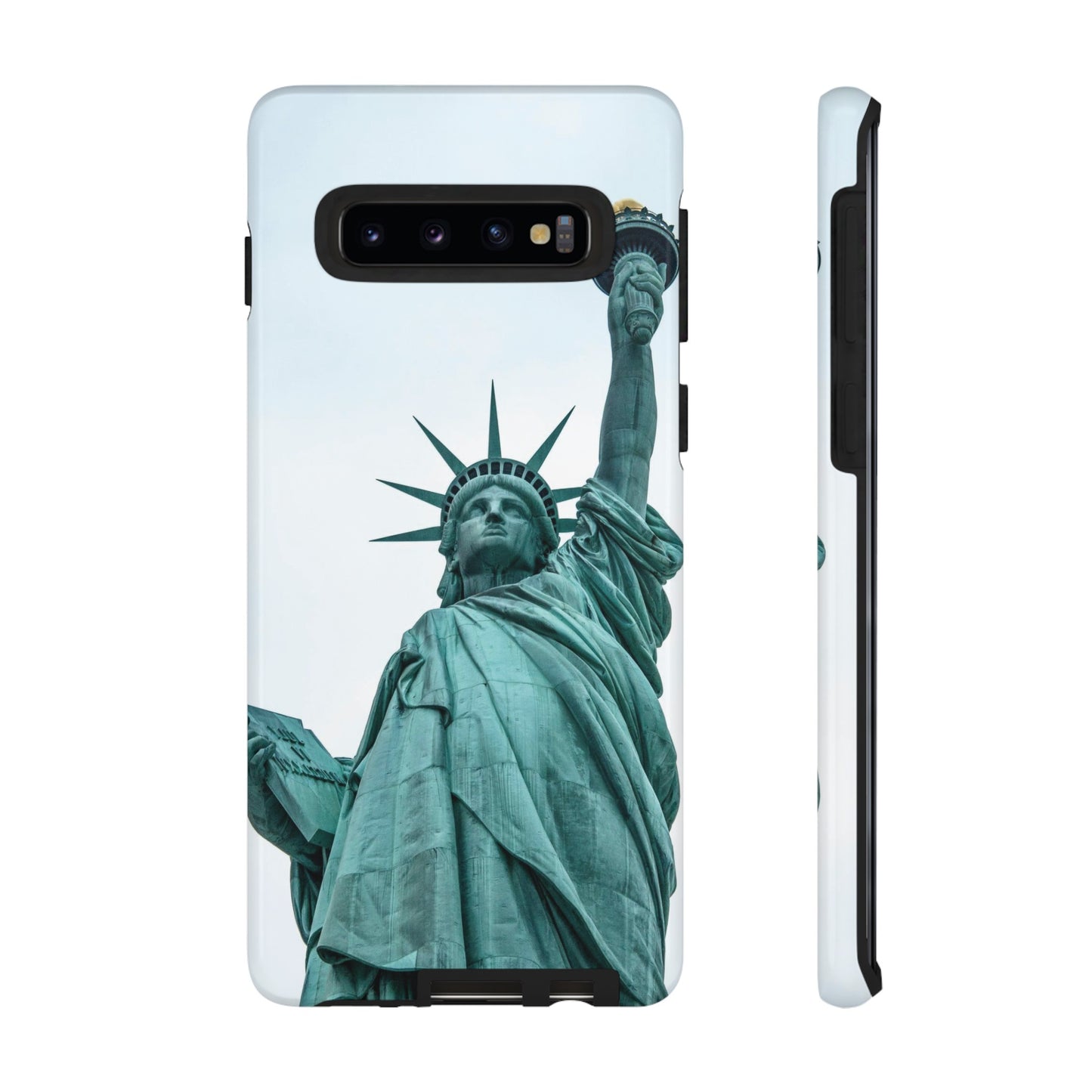 Statue of Liberty Wallpaper Phone Case | iPhone 15 Plus/ Pro, 14, 13, 12| Google Pixel 7, Pro, 5| Samsung Galaxy S23 All Major Phone Models