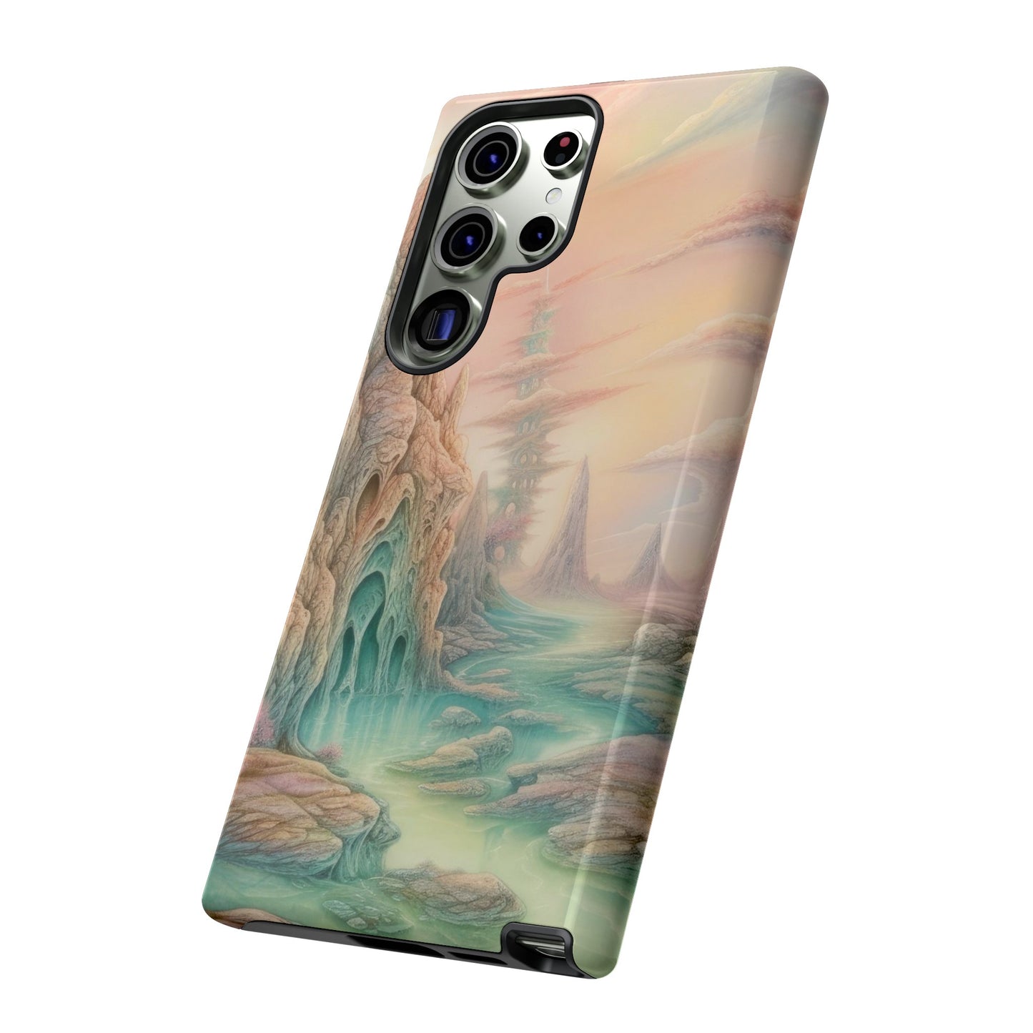 Caves Sci-Fi Wallpaper Phone Case | iPhone 15 Plus/ Pro, 14, 13, 12| Google Pixel 7, Pro, 5| Samsung Galaxy S23 All Major Phone Models