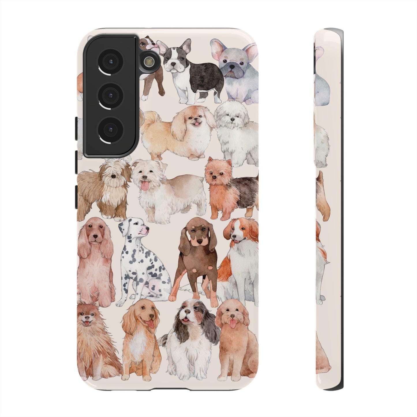 Dog Collage Wallpaper Phone Case | iPhone 15 Plus/ Pro, 14, 13, 12| Google Pixel 7, Pro, 5| Samsung Galaxy S23 All Major Phone Models