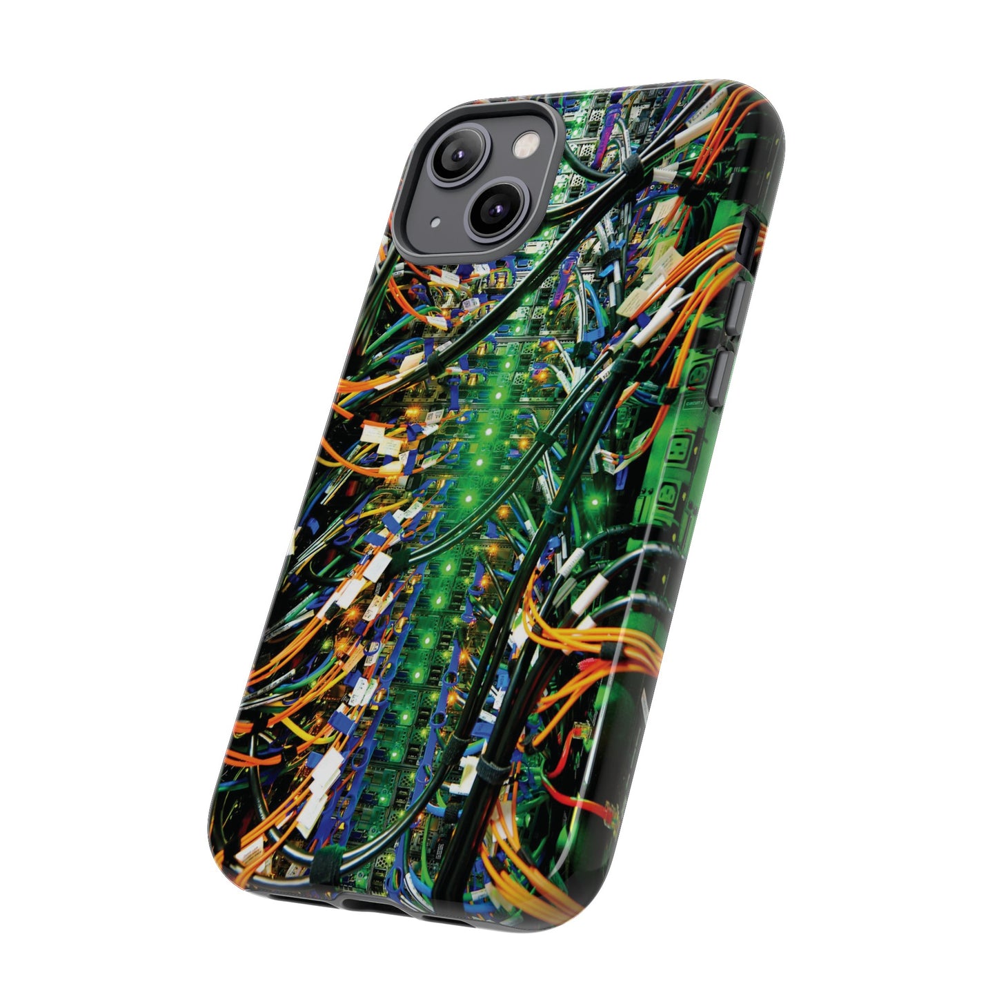 Green Computer Circuitboard Wallpaper Phone Case | iPhone 15 Plus/ Pro, 14, 13, 12| Google Pixel 7, Pro, 5| Samsung Galaxy S23 All Major Phone Models