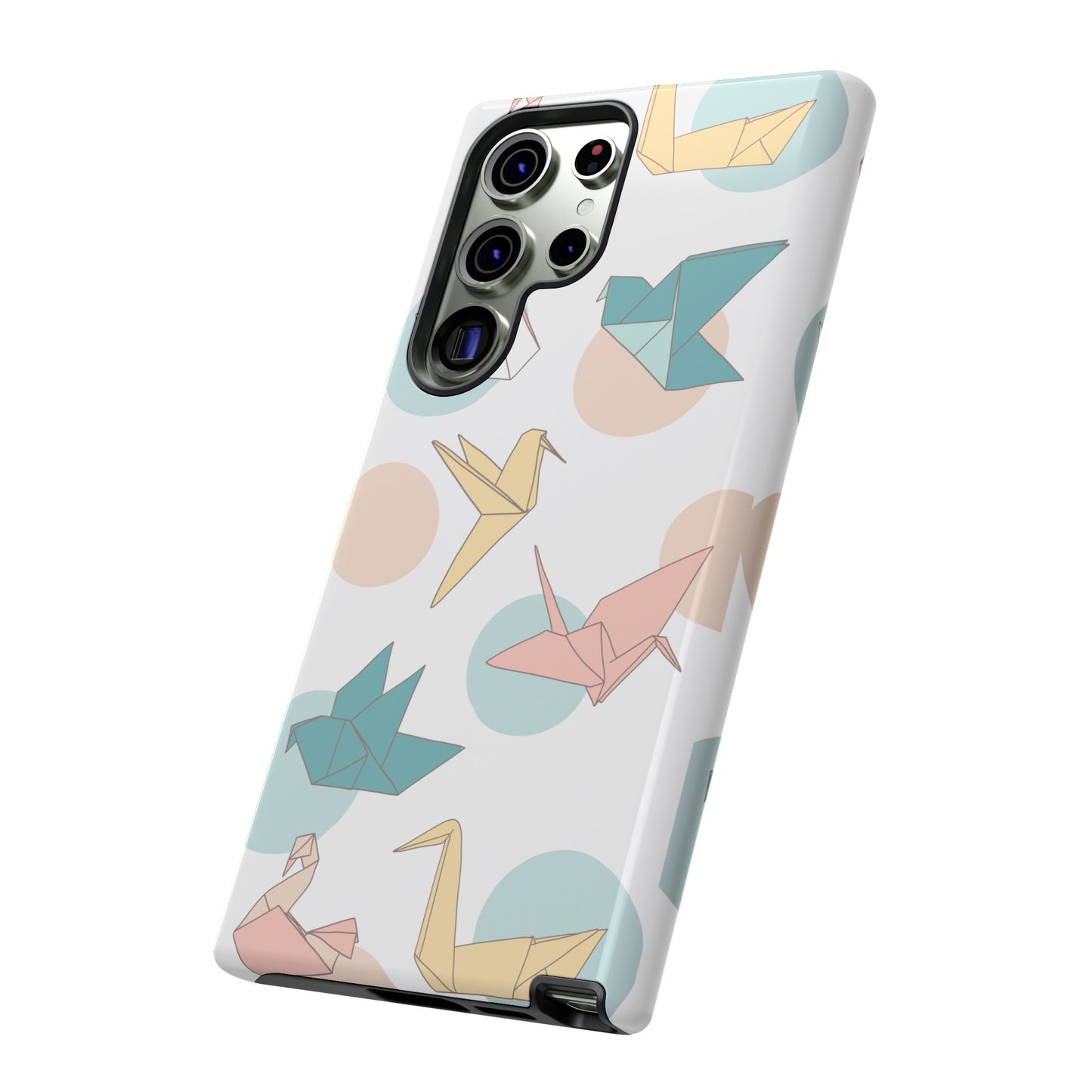 Origami Wallpaper Phone Case | iPhone 15 Plus/ Pro, 14, 13, 12| Google Pixel 7, Pro, 5| Samsung Galaxy S23 All Major Phone Models