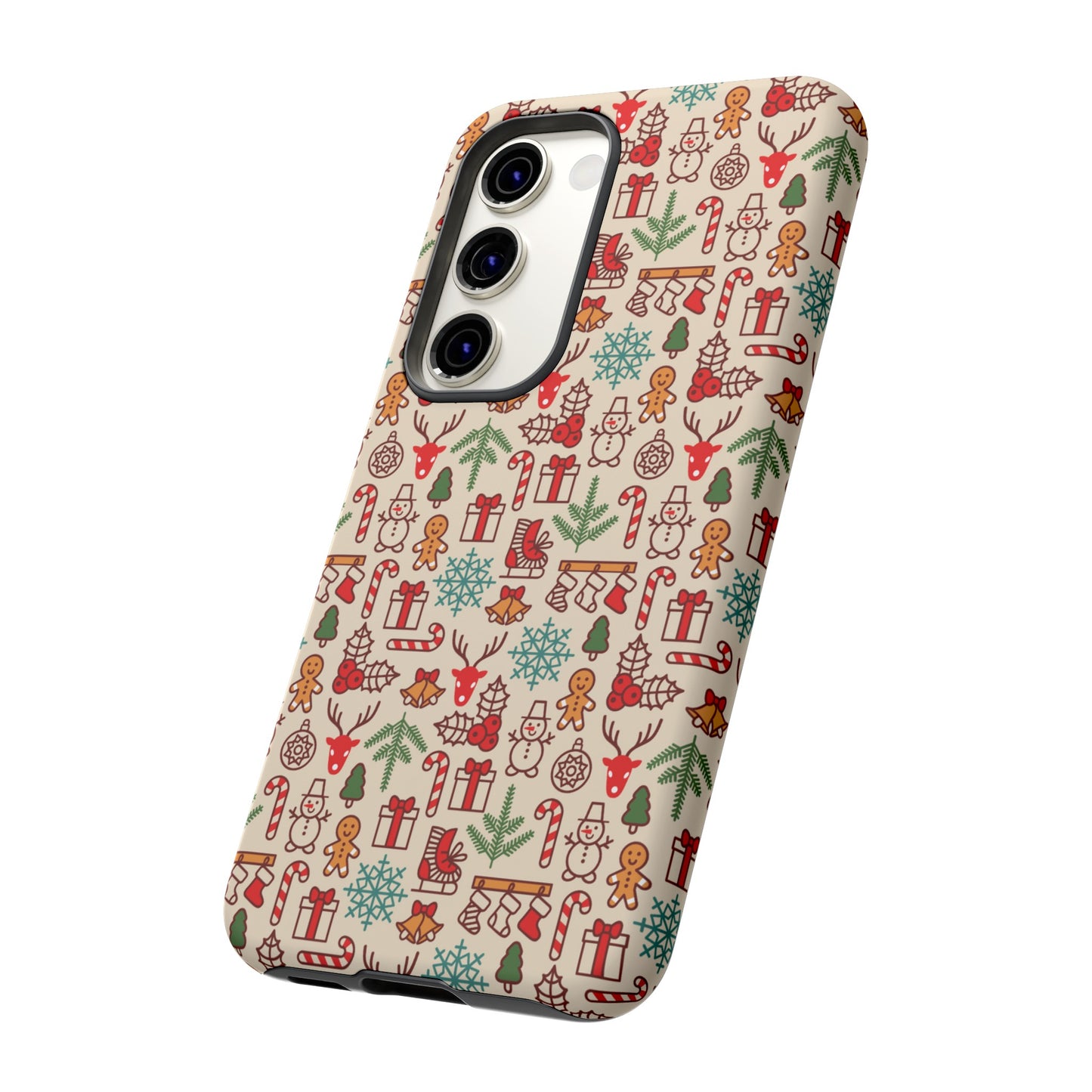 Collage Christmas Wallpaper Phone Case | iPhone 15 Plus/ Pro, 14, 13, 12| Google Pixel 7, Pro, 5| Samsung Galaxy S23 All Major Phone Models