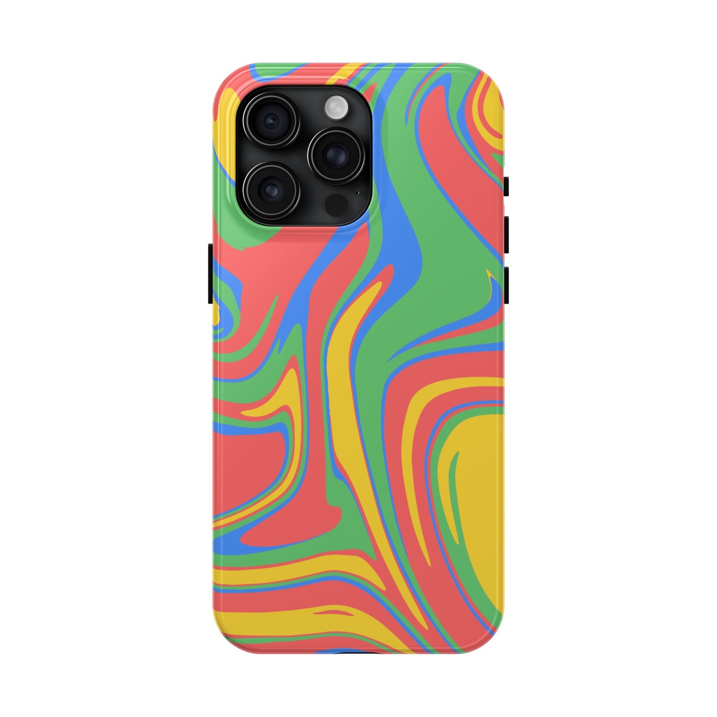 Colourful Marble Phone Case | iPhone 15 Plus/ Pro, 14, 13, 12|