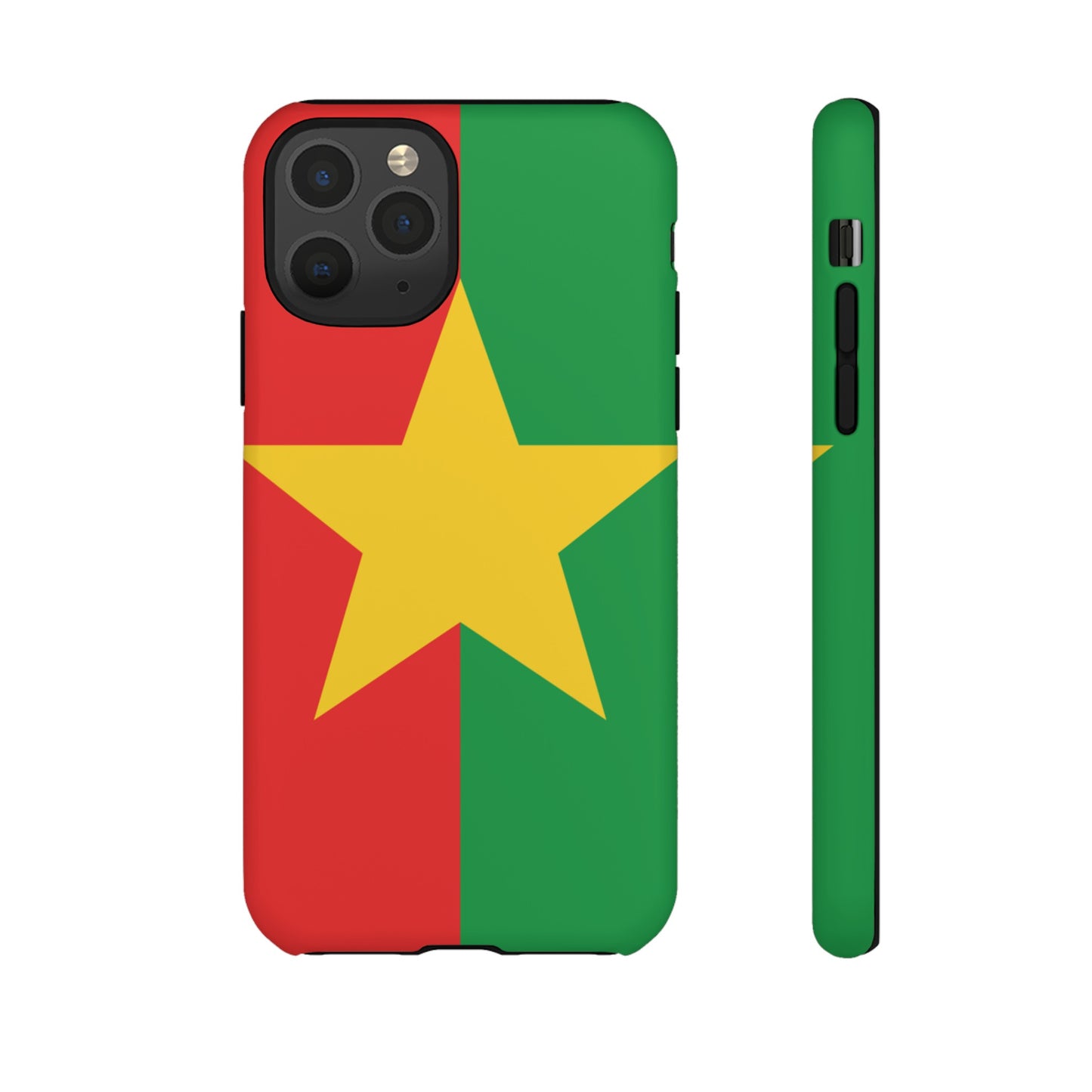 Burkina Faso Flag Phone Case | iPhone 15 Plus/ Pro, 14, 13, 12| Google Pixel 7, Pro, 5| Samsung Galaxy S23 All Major Phone Models