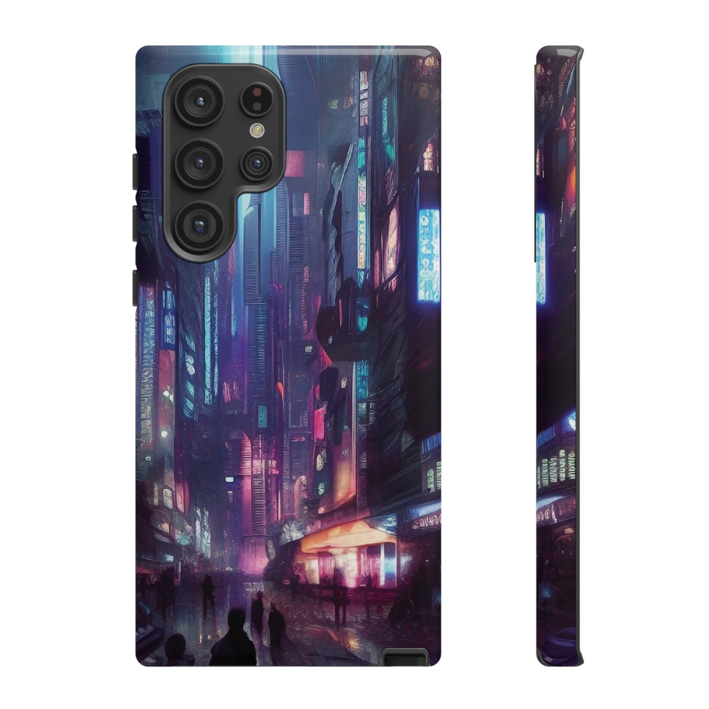 Futuristic Sci-Fi City Wallpaper Phone Case | iPhone 15 Plus/ Pro, 14, 13, 12| Google Pixel 7, Pro, 5| Samsung Galaxy S23 All Major Phone Models