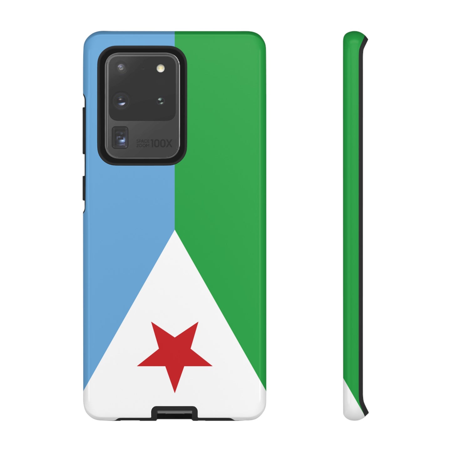 Djibouti Flag Phone Case | iPhone 15 Plus/ Pro, 14, 13, 12| Google Pixel 7, Pro, 5| Samsung Galaxy S23 All Major Phone Models