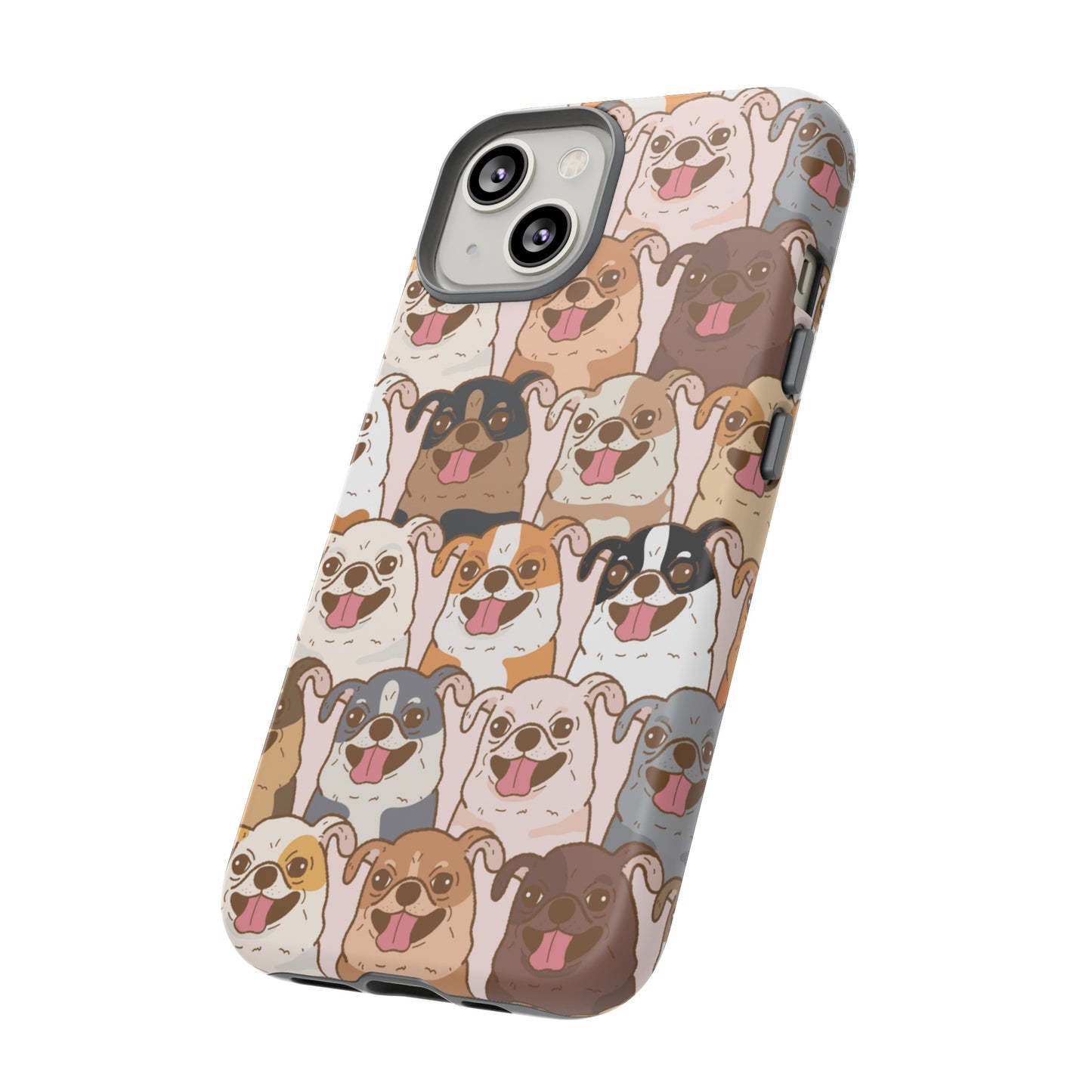 Dog Line Up Phone Case | iPhone 15 Plus/ Pro, 14, 13, 12| Google Pixel 7, Pro, 5| Samsung Galaxy S23 All Major Phone Models