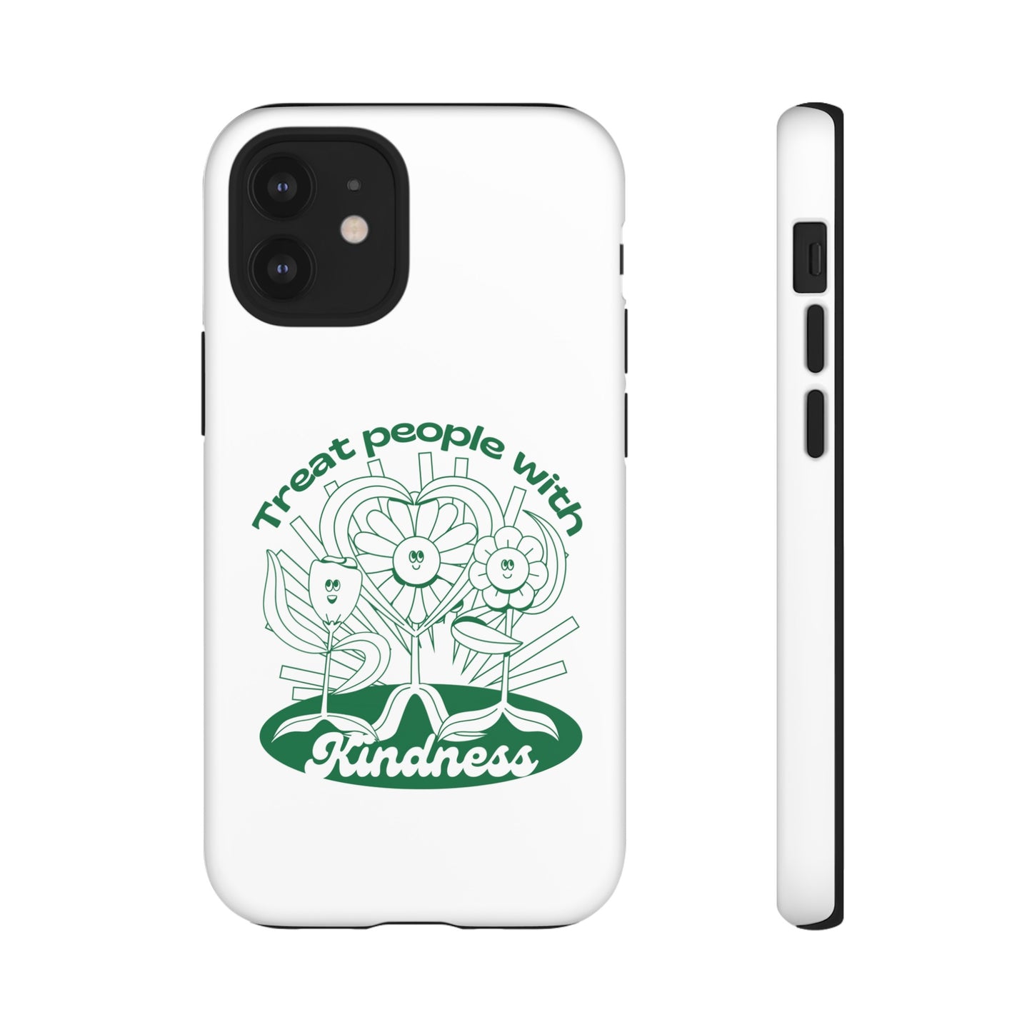 Treat People With Kindness Phone Case | iPhone 15 Plus/ Pro, 14, 13, 12| Google Pixel 7, Pro, 5| Samsung Galaxy S23 All Major Phone Models