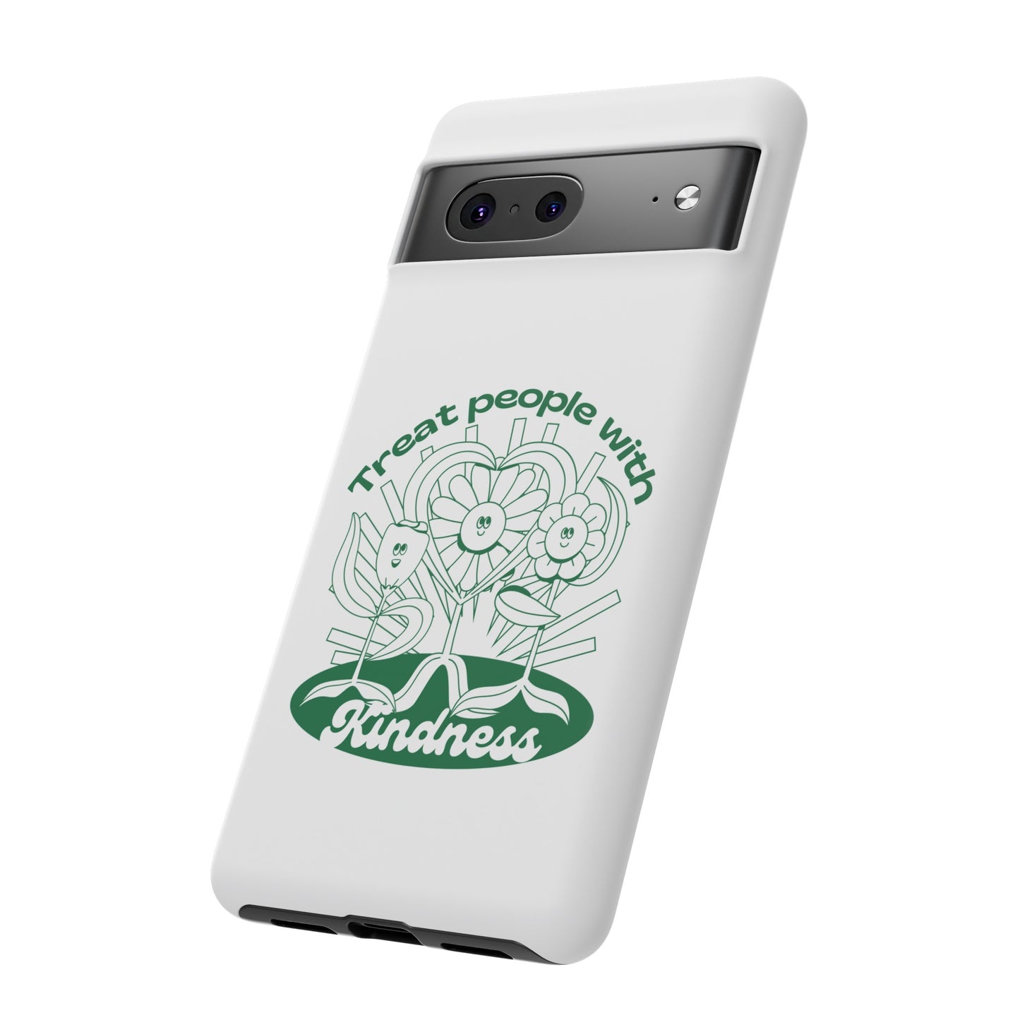 Treat People With Kindness Phone Case | iPhone 15 Plus/ Pro, 14, 13, 12| Google Pixel 7, Pro, 5| Samsung Galaxy S23 All Major Phone Models