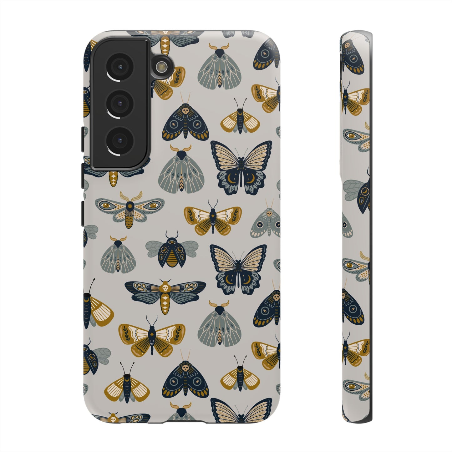 Butterfly and Moth Wallpaper Phone Case | iPhone 15 Plus/ Pro, 14, 13, 12| Google Pixel 7, Pro, 5| Samsung Galaxy S23 All Major Phone Models