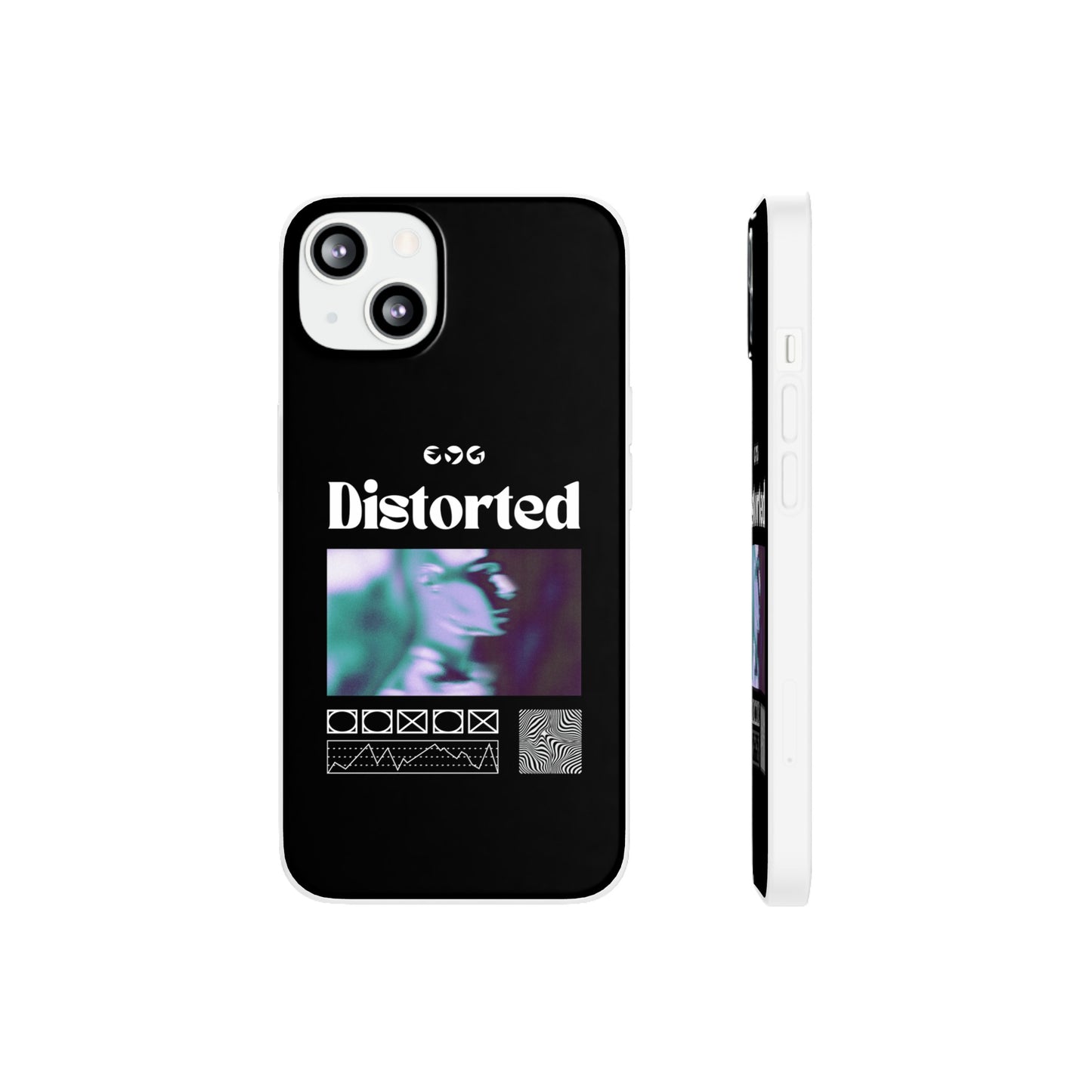 Distorted Phone Case | iPhone 15 Plus/ Pro, 14, 13, 12| Google Pixel 7, Pro, 5| Samsung Galaxy S23 All Major Phone Models