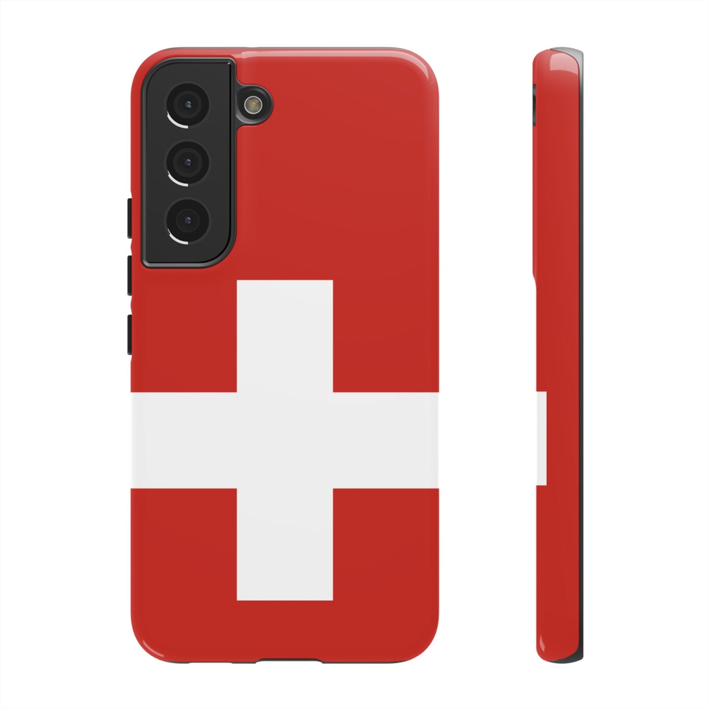 Switzerland Flag Phone Case | iPhone 15 Plus/ Pro, 14, 13, 12| Google Pixel 7, Pro, 5| Samsung Galaxy S23 All Major Phone Models