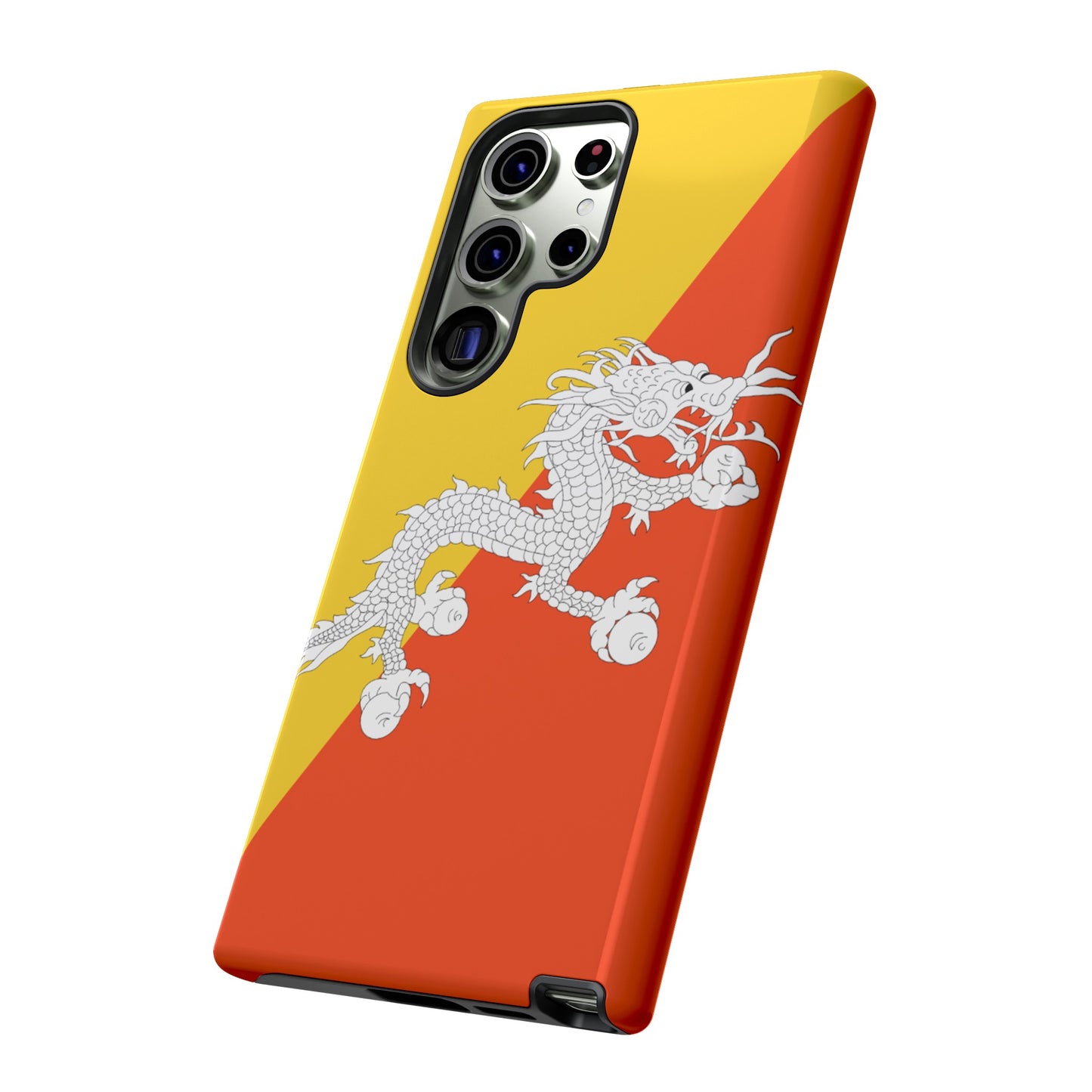 Bhutan Flag Phone Case | iPhone 15 Plus/ Pro, 14, 13, 12| Google Pixel 7, Pro, 5| Samsung Galaxy S23 All Major Phone Models