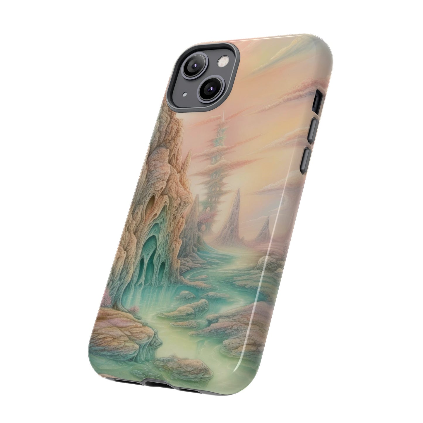 Caves Sci-Fi Wallpaper Phone Case | iPhone 15 Plus/ Pro, 14, 13, 12| Google Pixel 7, Pro, 5| Samsung Galaxy S23 All Major Phone Models