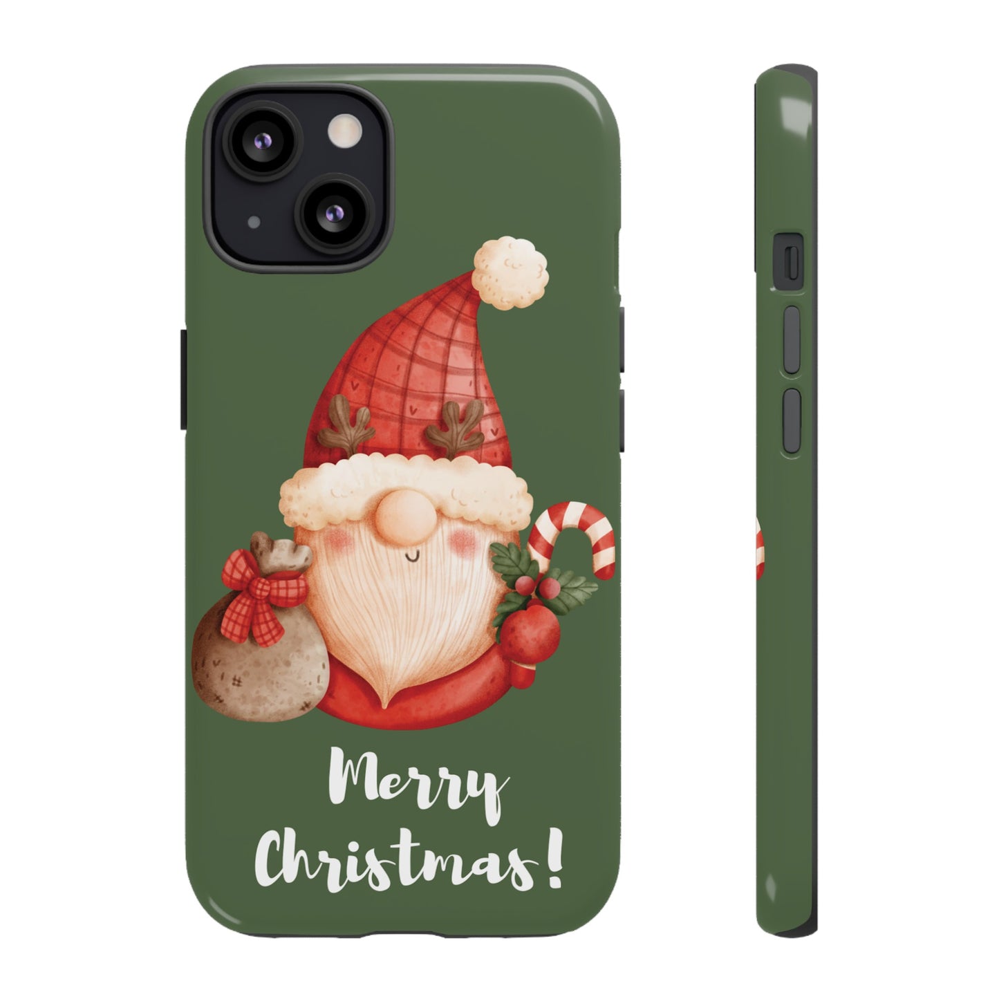 Cute Merry Christmas Wallpaper Phone Case | iPhone 15 Plus/ Pro, 14, 13, 12| Google Pixel 7, Pro, 5| Samsung Galaxy S23 All Major Phone Models