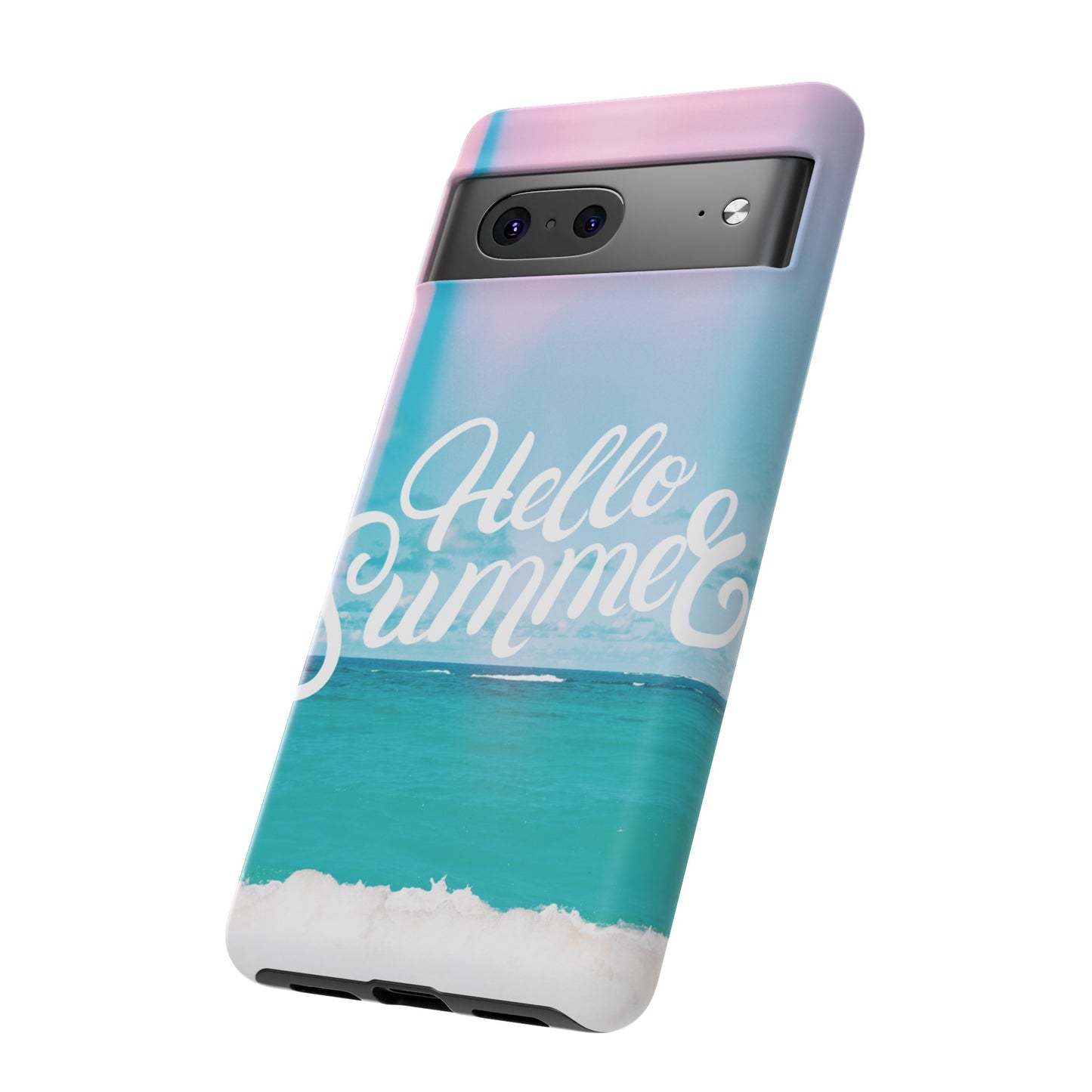 Hello Summer Wallpaper Phone Case | iPhone 15 Plus/ Pro, 14, 13, 12| Google Pixel 7, Pro, 5| Samsung Galaxy S23 All Major Phone Models