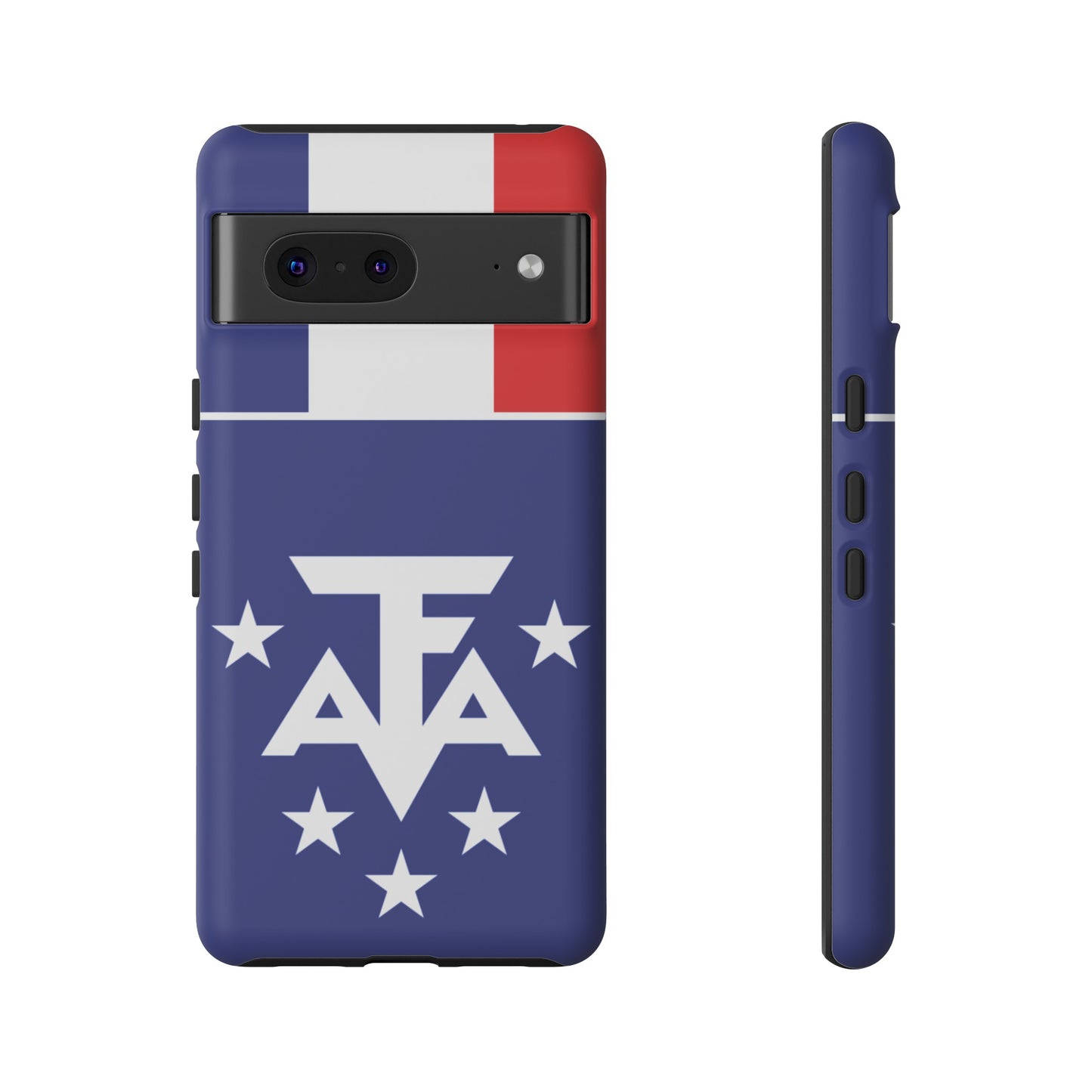 French Southern And Antarctic Lands Flag Phone Case | iPhone 15 Plus/ Pro, 14, 13, 12| Google Pixel 7, Pro, 5| Samsung Galaxy S23 All Major Phone Models