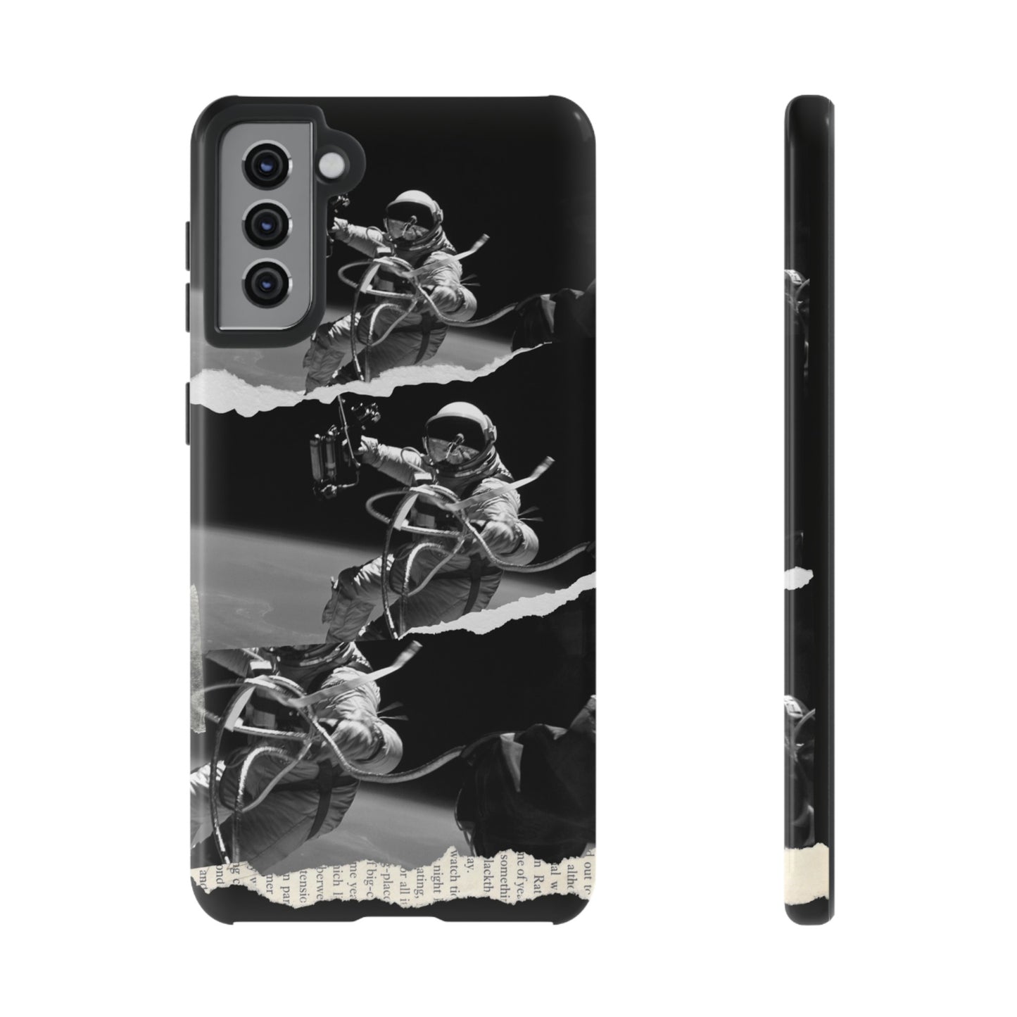 Astronaut Collage Phone Case | iPhone 15 Plus/ Pro, 14, 13, 12| Google Pixel 7, Pro, 5| Samsung Galaxy S23 All Major Phone Models