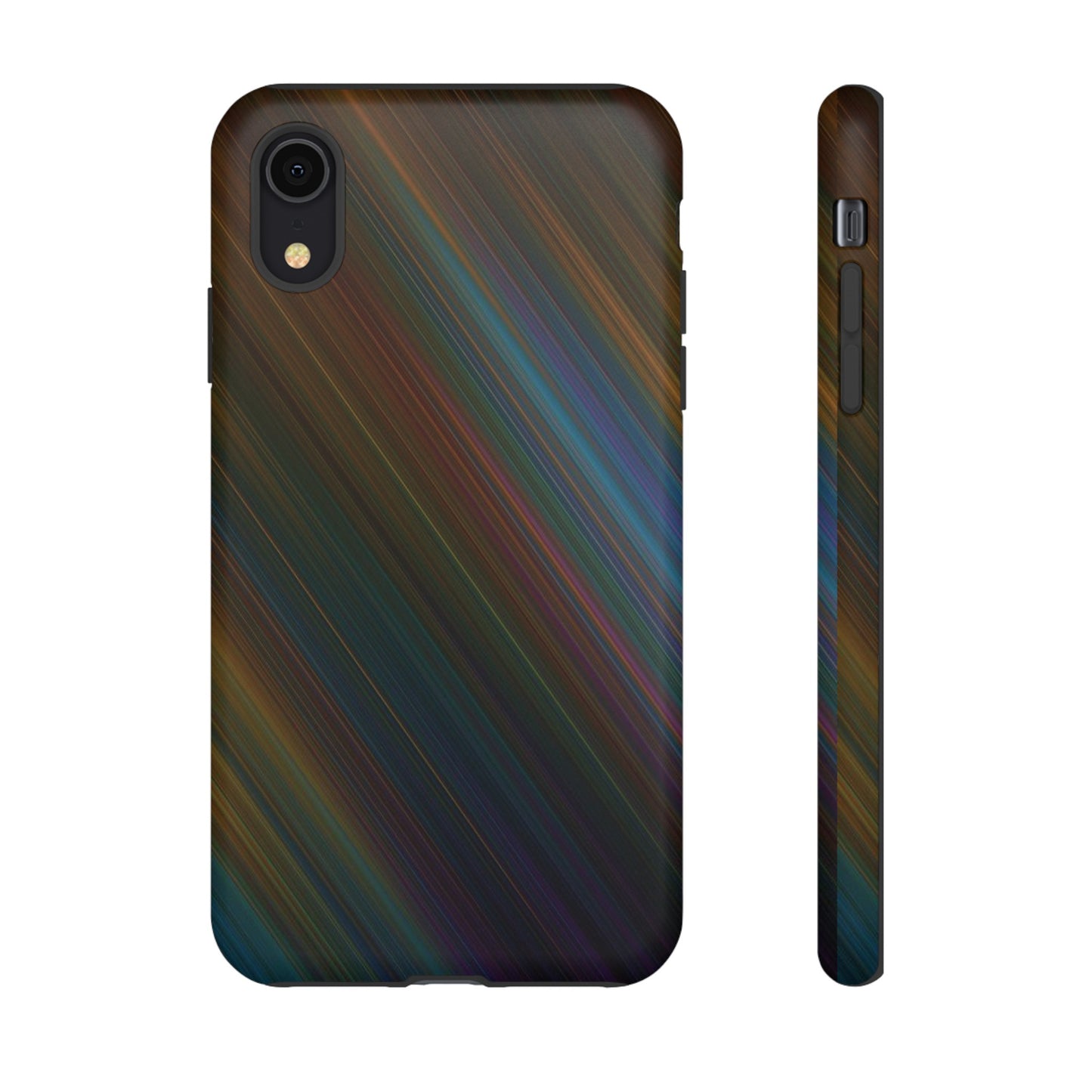 Slanted Rainbow Wallpaper Phone Case | iPhone 15 Plus/ Pro, 14, 13, 12| Google Pixel 7, Pro, 5| Samsung Galaxy S23 All Major Phone Models