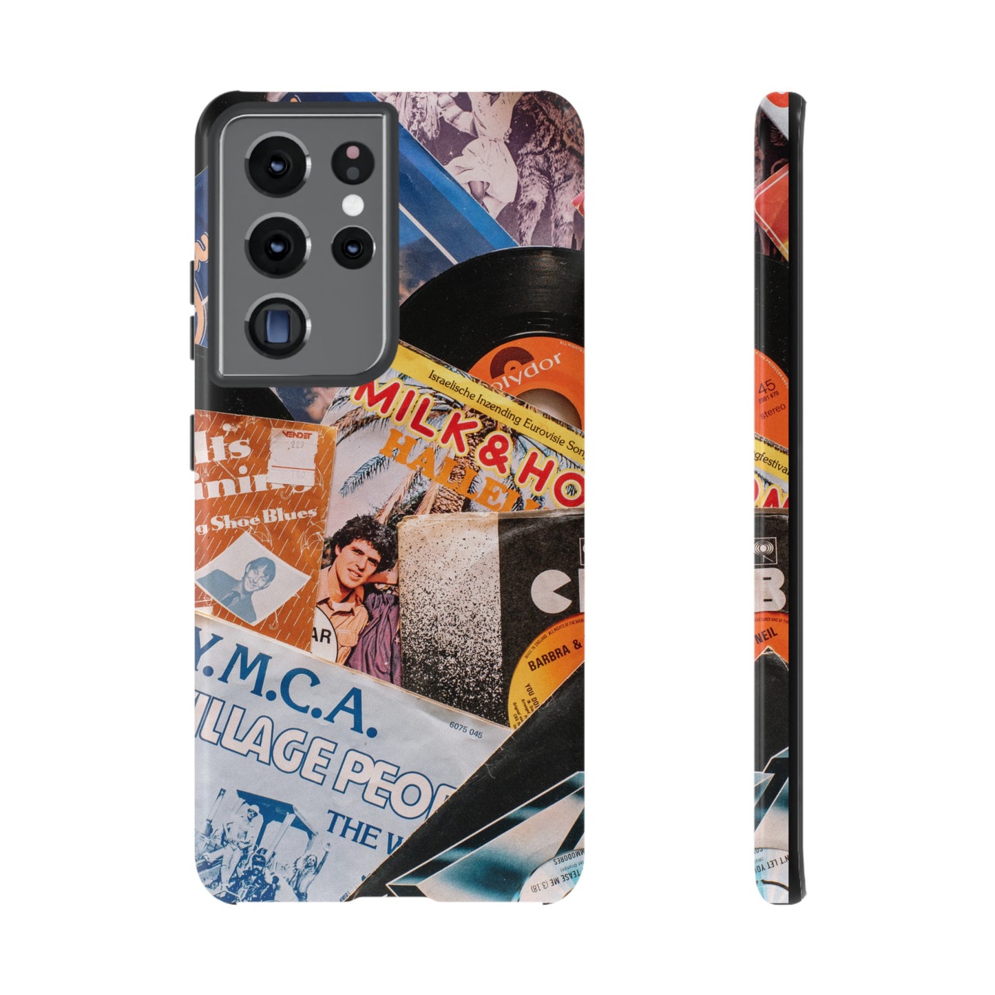 Retro Vinyl Wallpaper Phone Case | iPhone 15 Plus/ Pro, 14, 13, 12| Google Pixel 7, Pro, 5| Samsung Galaxy S23 All Major Phone Models