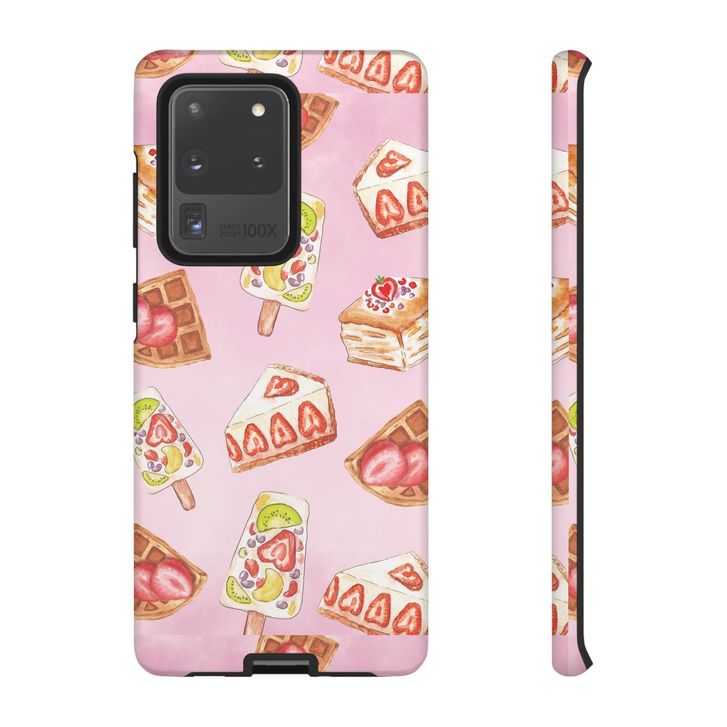 Assorted Dessert Wallpaper Phone Case | iPhone 15 Plus/ Pro, 14, 13, 12| Google Pixel 7, Pro, 5| Samsung Galaxy S23 All Major Phone Models