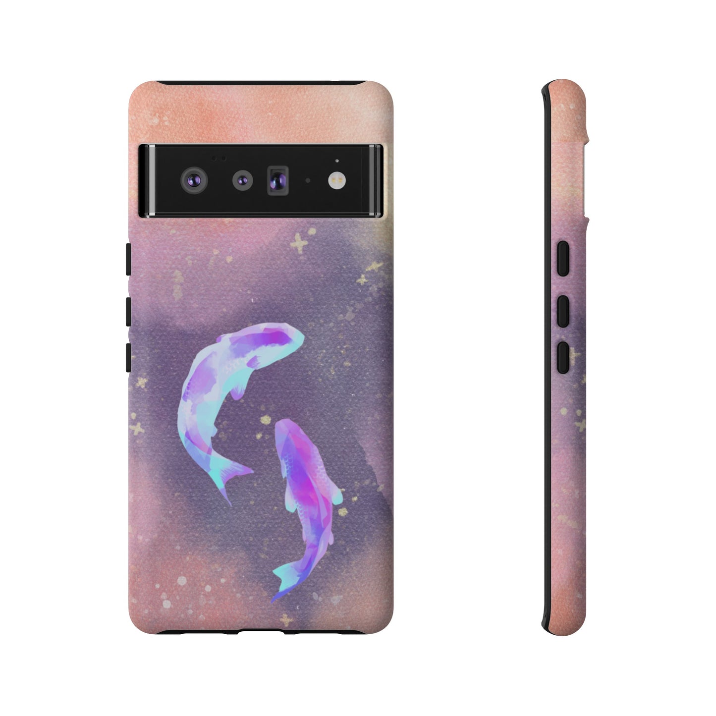 Cosmic Koi Phone Case | iPhone 15 Plus/ Pro, 14, 13, 12| Google Pixel 7, Pro, 5| Samsung Galaxy S23 All Major Phone Models