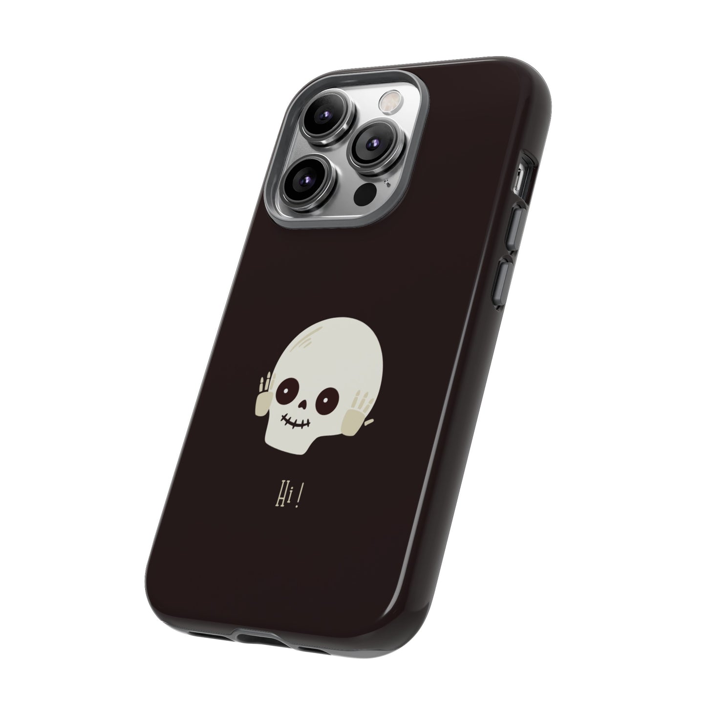 Hello Skull Phone Case | iPhone 15 Plus/ Pro, 14, 13, 12| Google Pixel 7, Pro, 5| Samsung Galaxy S23 All Major Phone Models