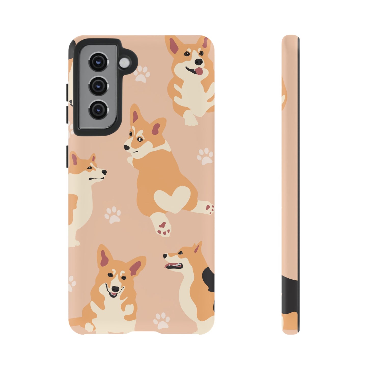 Corgi Wallpaper Phone Case | iPhone 15 Plus/ Pro, 14, 13, 12| Google Pixel 7, Pro, 5| Samsung Galaxy S23 All Major Phone Models