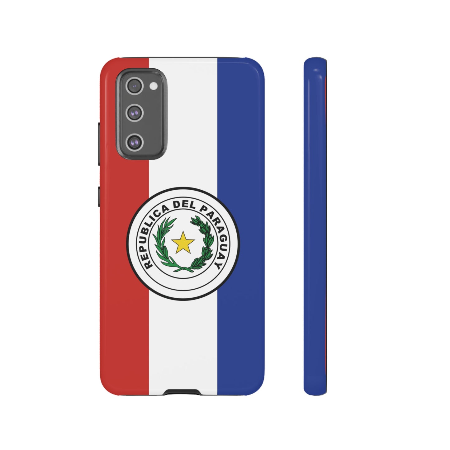 Paraguay Flag Phone Case | iPhone 15 Plus/ Pro, 14, 13, 12| Google Pixel 7, Pro, 5| Samsung Galaxy S23 All Major Phone Models