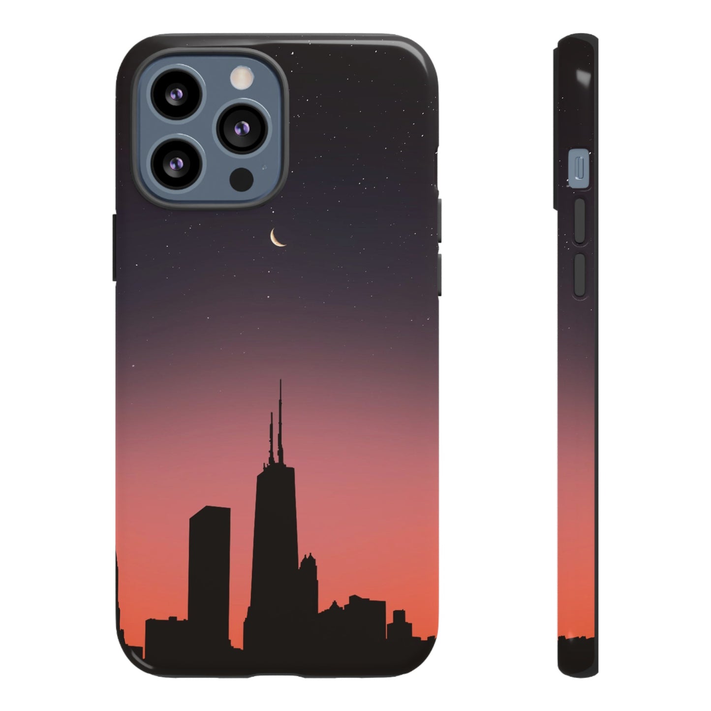 Chicago Skyline Wallpaper Phone Case | iPhone 15 Plus/ Pro, 14, 13, 12| Google Pixel 7, Pro, 5| Samsung Galaxy S23 All Major Phone Models