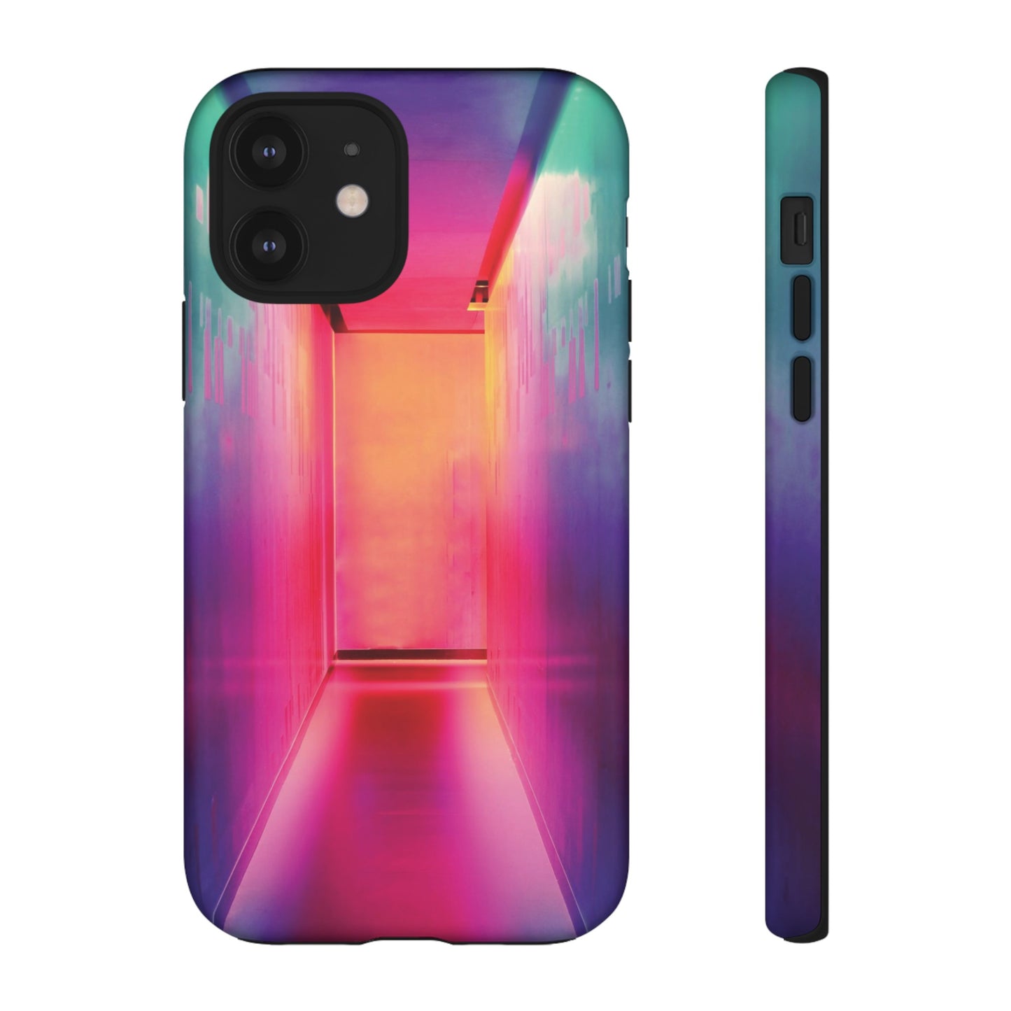 Rainbow Hallway Wallpaper Phone Case | iPhone 15 Plus/ Pro, 14, 13, 12| Google Pixel 7, Pro, 5| Samsung Galaxy S23 All Major Phone Models