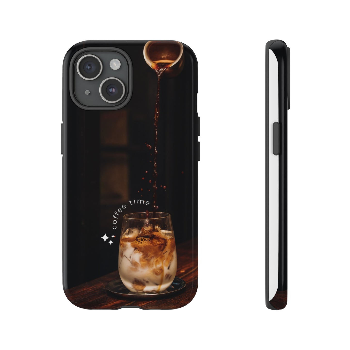 Coffee Time Wallpaper Phone Case | iPhone 15 Plus/ Pro, 14, 13, 12| Google Pixel 7, Pro, 5| Samsung Galaxy S23 All Major Phone Models