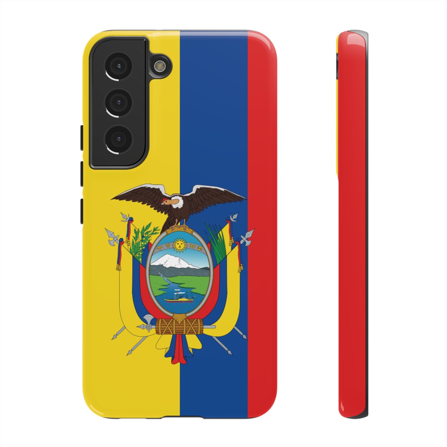 Ecuador Flag Phone Case | iPhone 15 Plus/ Pro, 14, 13, 12| Google Pixel 7, Pro, 5| Samsung Galaxy S23 All Major Phone Models