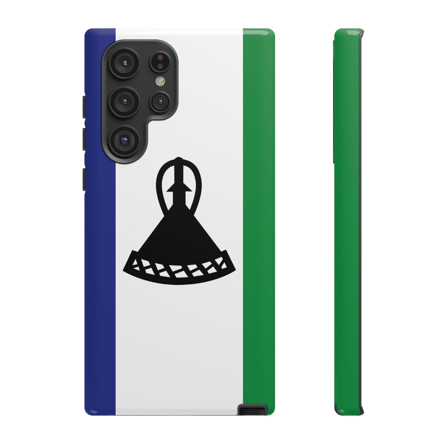 Lesotho Flag Phone Case | iPhone 15 Plus/ Pro, 14, 13, 12| Google Pixel 7, Pro, 5| Samsung Galaxy S23 All Major Phone Models