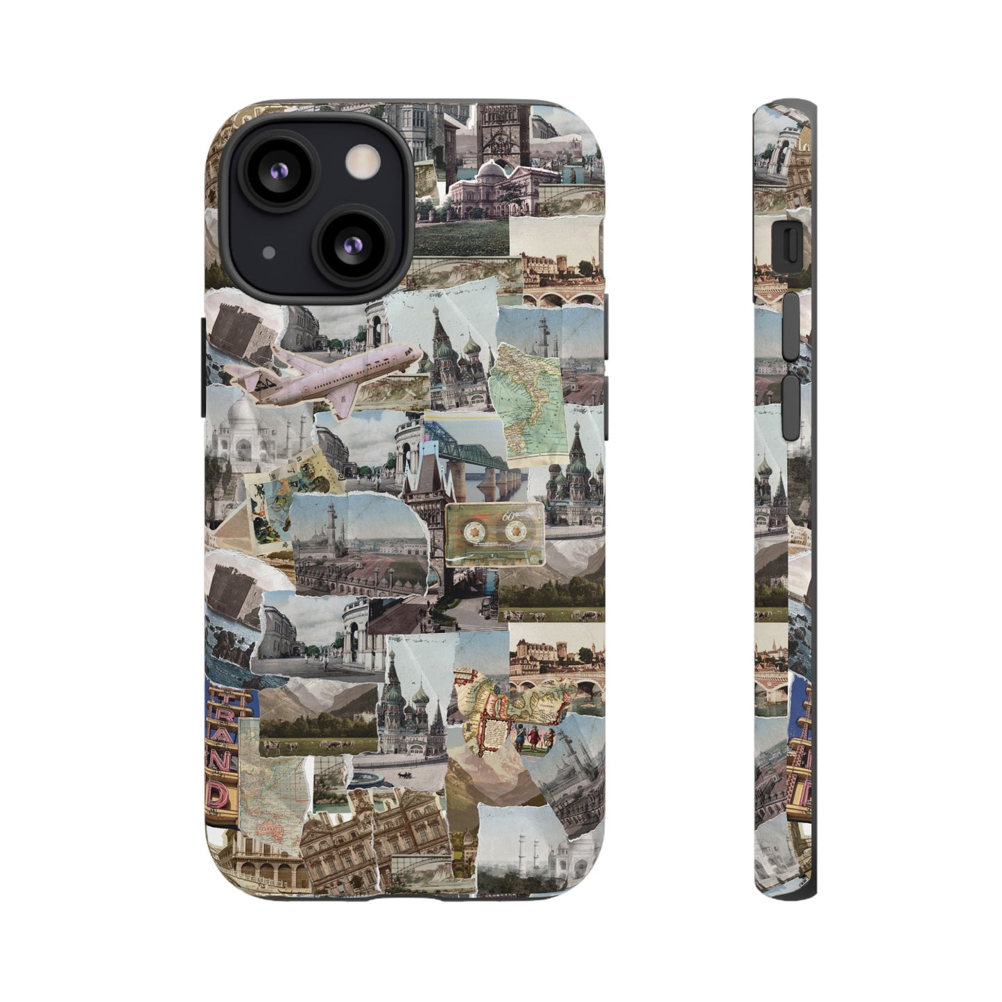 Travel Collage Wallpaper Phone Case | iPhone 15 Plus/ Pro, 14, 13, 12| Google Pixel 7, Pro, 5| Samsung Galaxy S23 All Major Phone Models