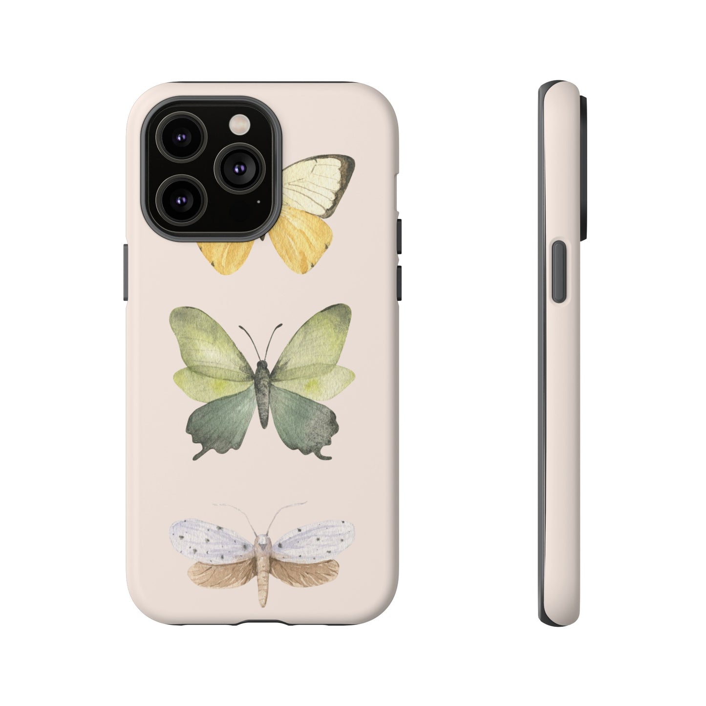 Three Butterflies Wallpaper Phone Case | iPhone 15 Plus/ Pro, 14, 13, 12| Google Pixel 7, Pro, 5| Samsung Galaxy S23 All Major Phone Models