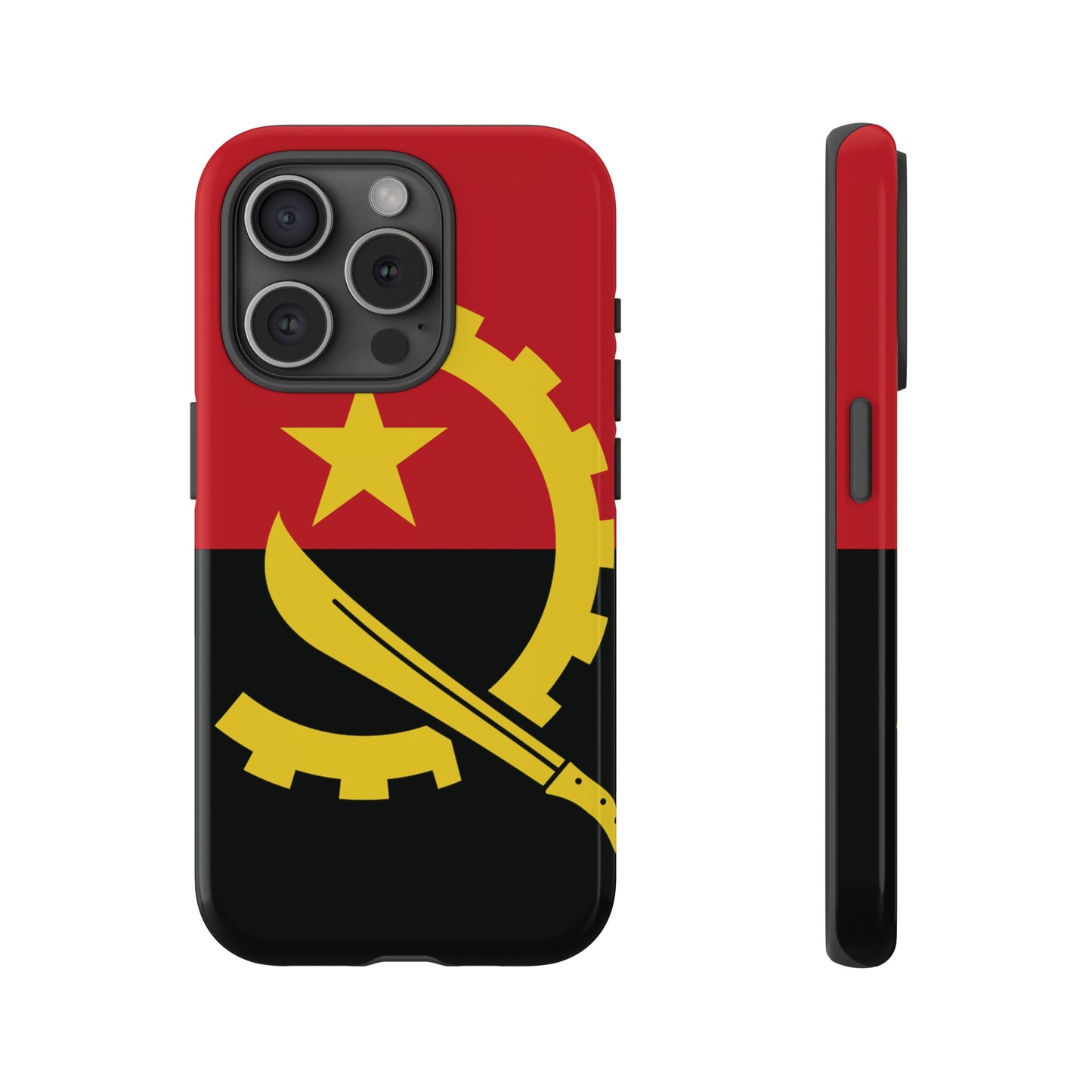 Angola Flag Phone Case | iPhone 15 Plus/ Pro, 14, 13, 12| Google Pixel 7, Pro, 5| Samsung Galaxy S23 All Major Phone Models