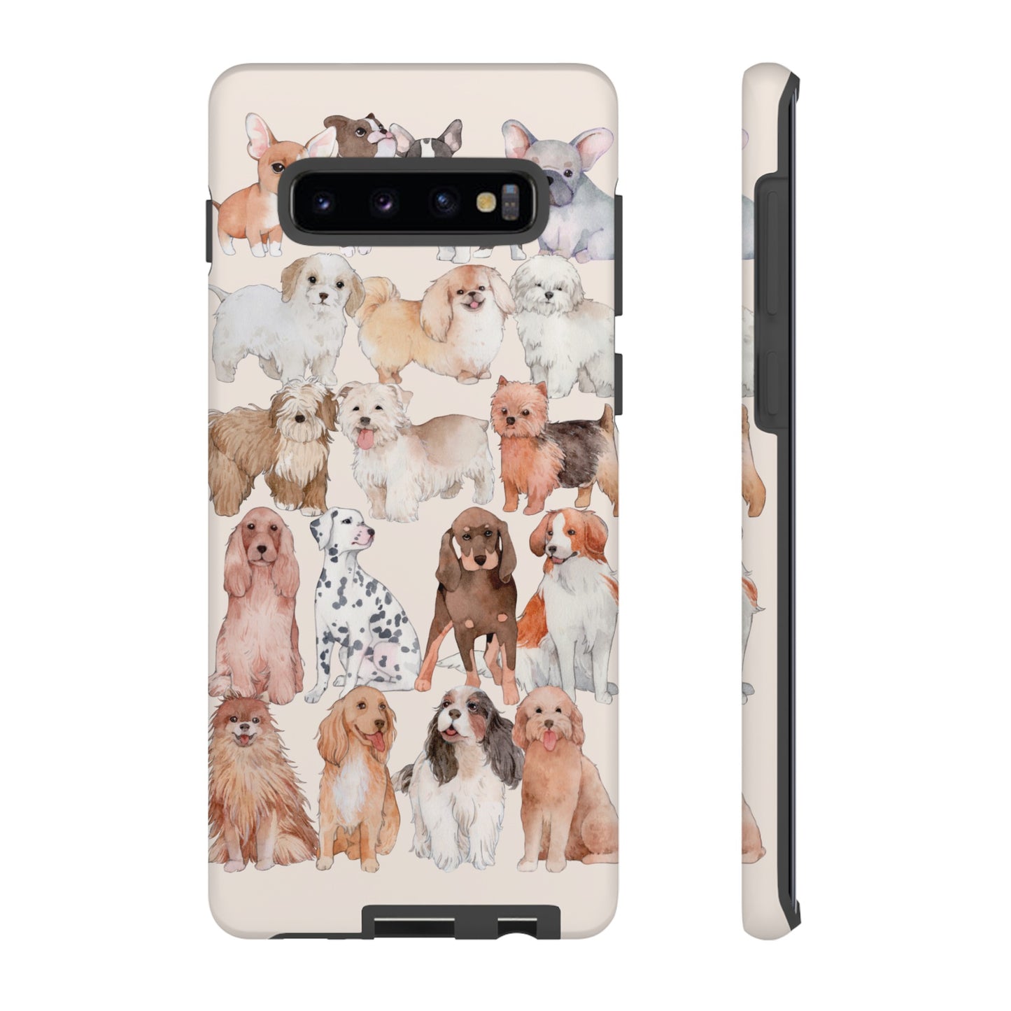 Dog Collage Wallpaper Phone Case | iPhone 15 Plus/ Pro, 14, 13, 12| Google Pixel 7, Pro, 5| Samsung Galaxy S23 All Major Phone Models