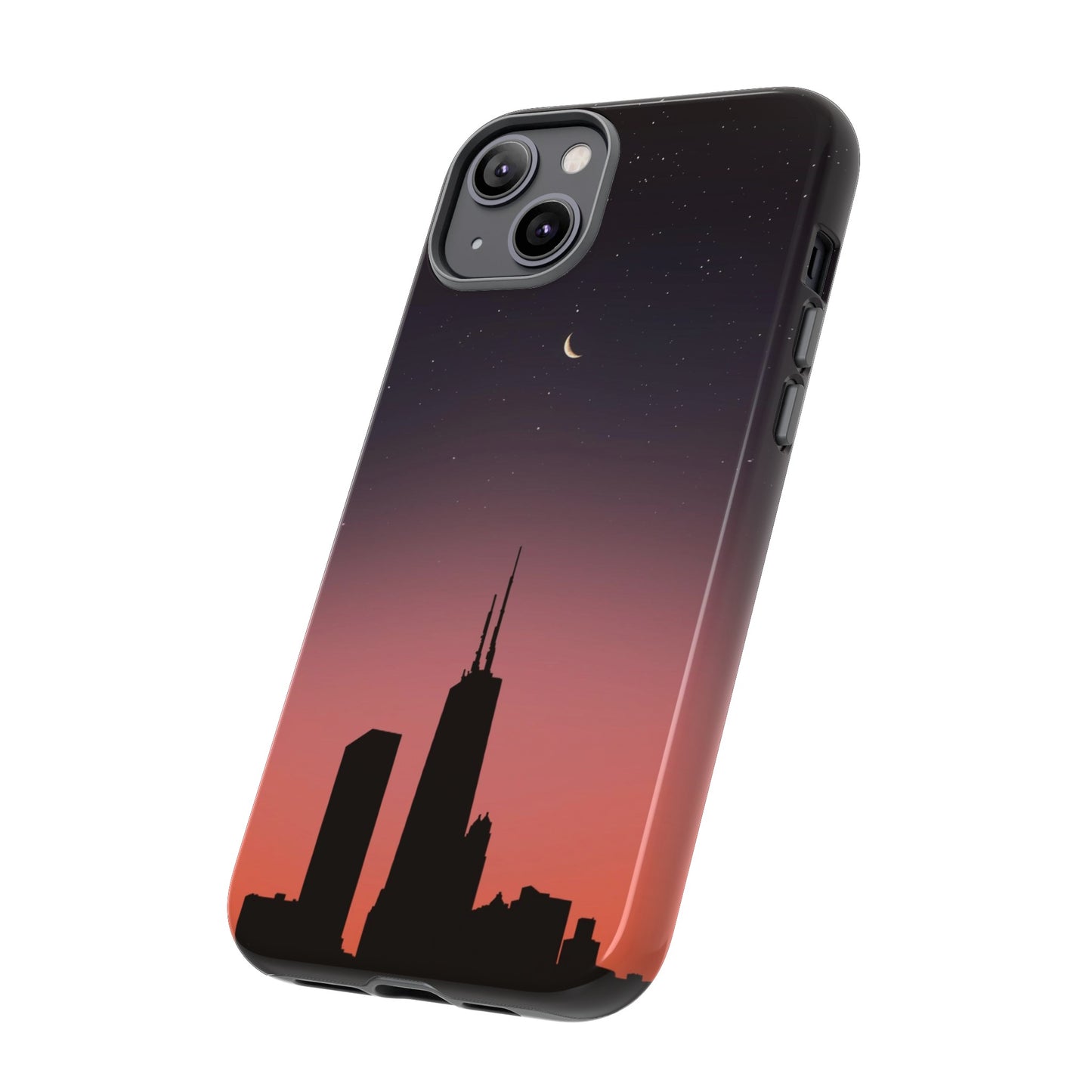 Chicago Skyline Wallpaper Phone Case | iPhone 15 Plus/ Pro, 14, 13, 12| Google Pixel 7, Pro, 5| Samsung Galaxy S23 All Major Phone Models