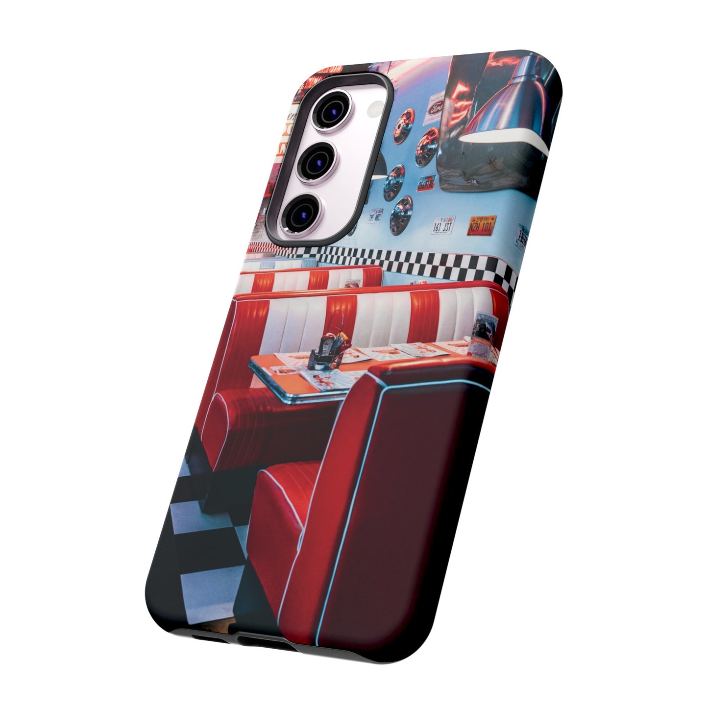 Diner Wallpaper Phone Case | iPhone 15 Plus/ Pro, 14, 13, 12| Google Pixel 7, Pro, 5| Samsung Galaxy S23 All Major Phone Models