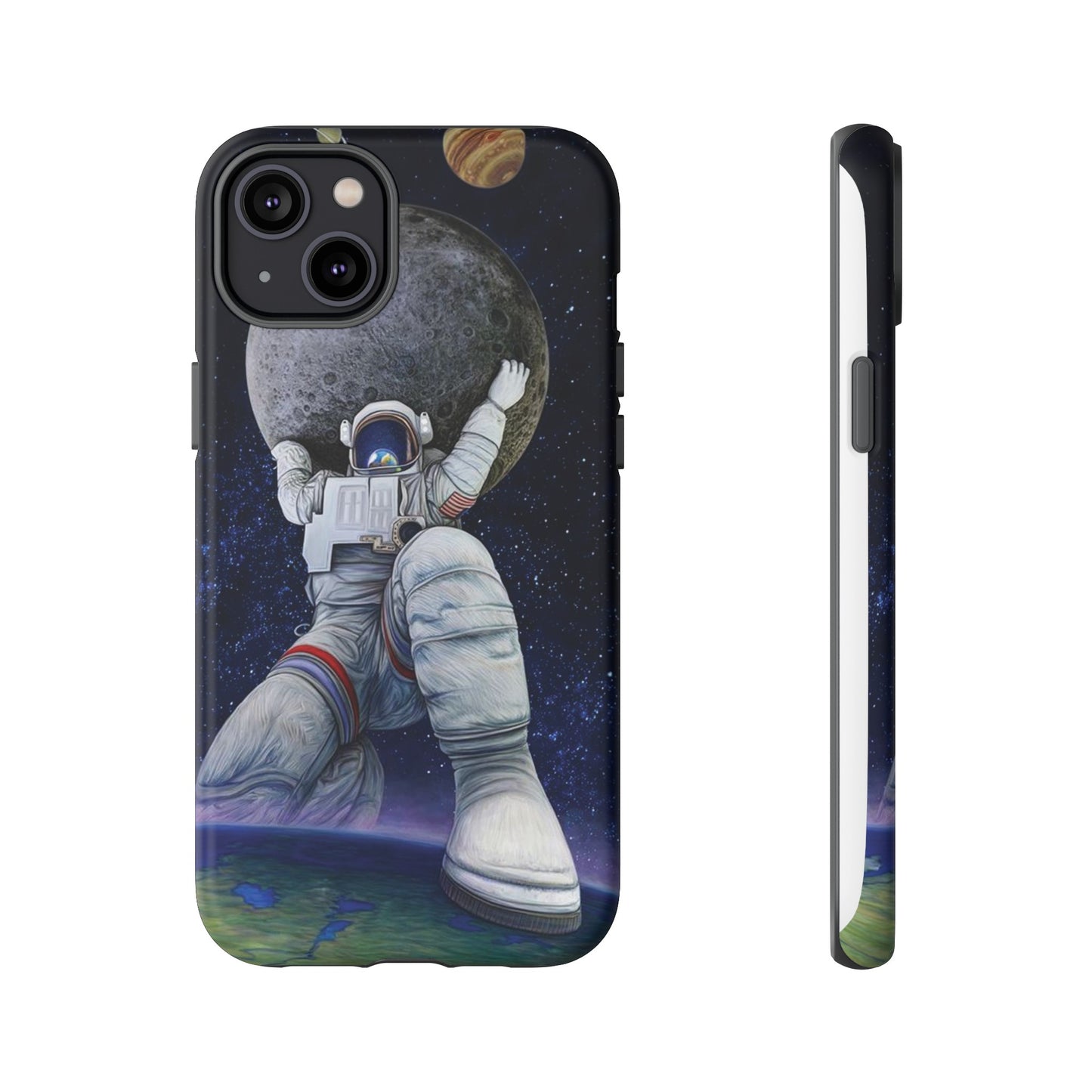 Astronaut Holding The Moon Phone Case | iPhone 15 Plus/ Pro, 14, 13, 12| Google Pixel 7, Pro, 5| Samsung Galaxy S23 All Major Phone Models