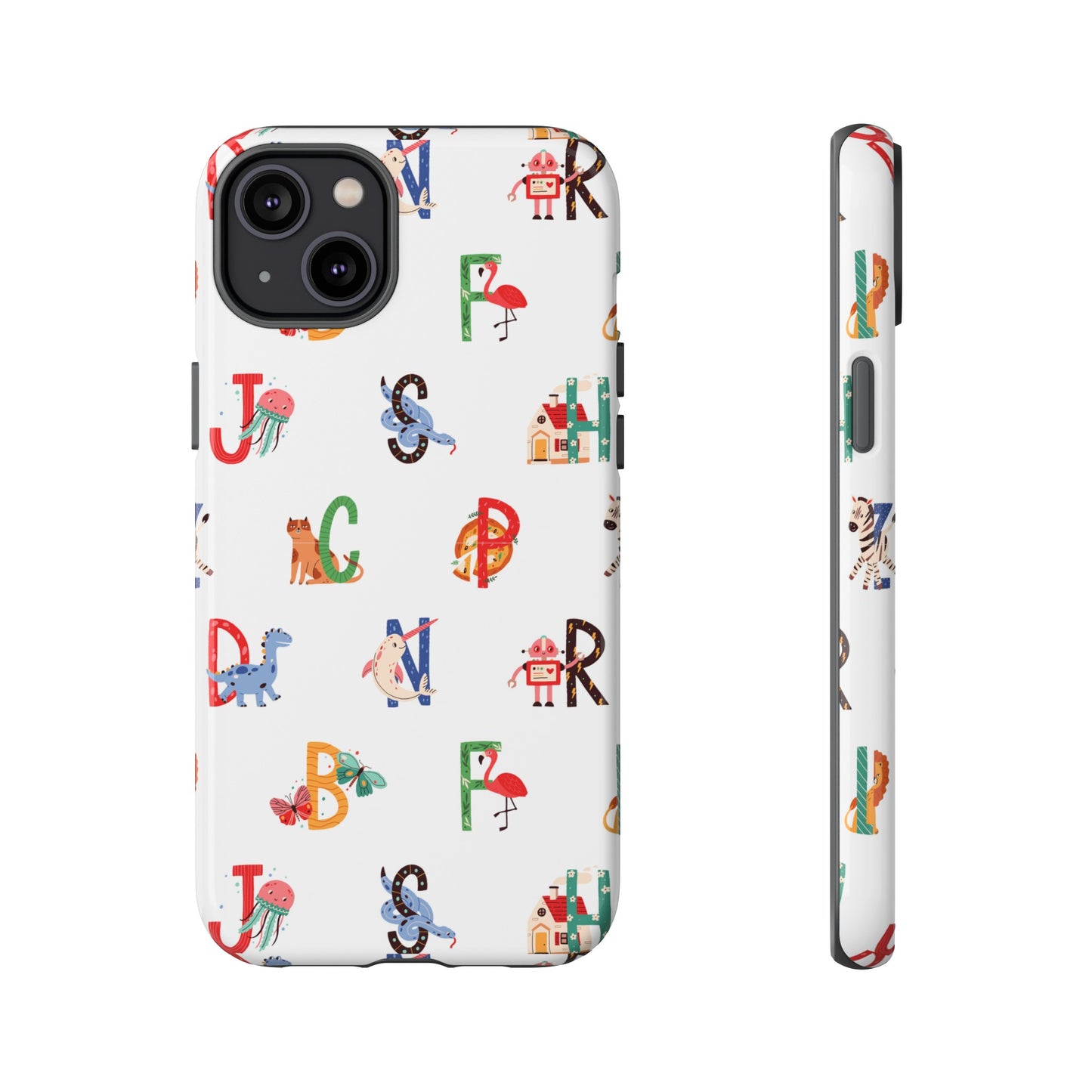 Alphabet Wallpaper Phone Case| iPhone 15 Plus/ Pro, 14, 13, 12| Google Pixel 7, Pro, 5| Samsung Galaxy S23 All Major Phone Models