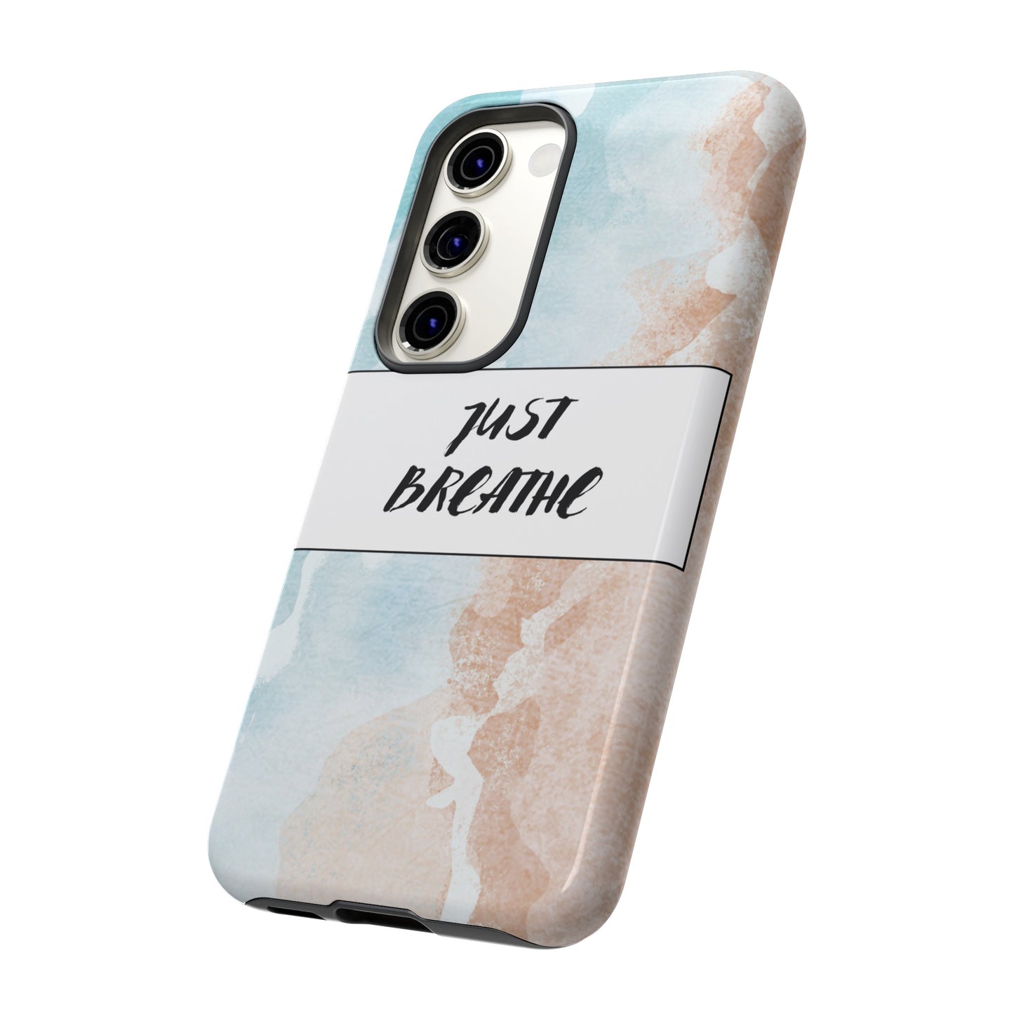 Just Breathe Phone Case | iPhone 15 Plus/ Pro, 14, 13, 12| Google Pixel 7, Pro, 5| Samsung Galaxy S23 All Major Phone Models