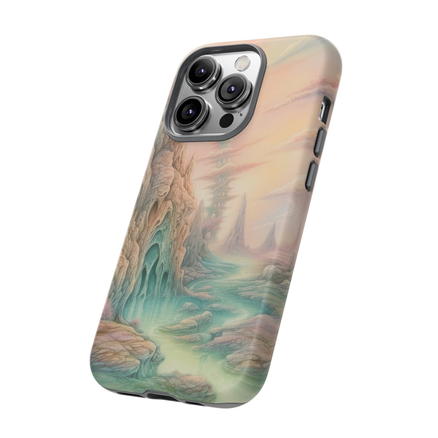 Caves Sci-Fi Wallpaper Phone Case | iPhone 15 Plus/ Pro, 14, 13, 12| Google Pixel 7, Pro, 5| Samsung Galaxy S23 All Major Phone Models